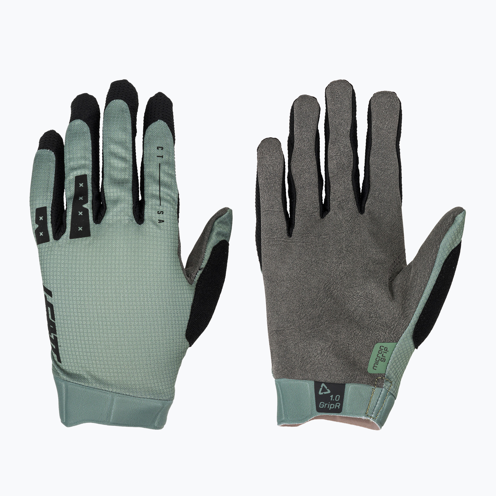 Mъжки велосипедни ръкавици Leatt MTB 1.0 GripR mist green