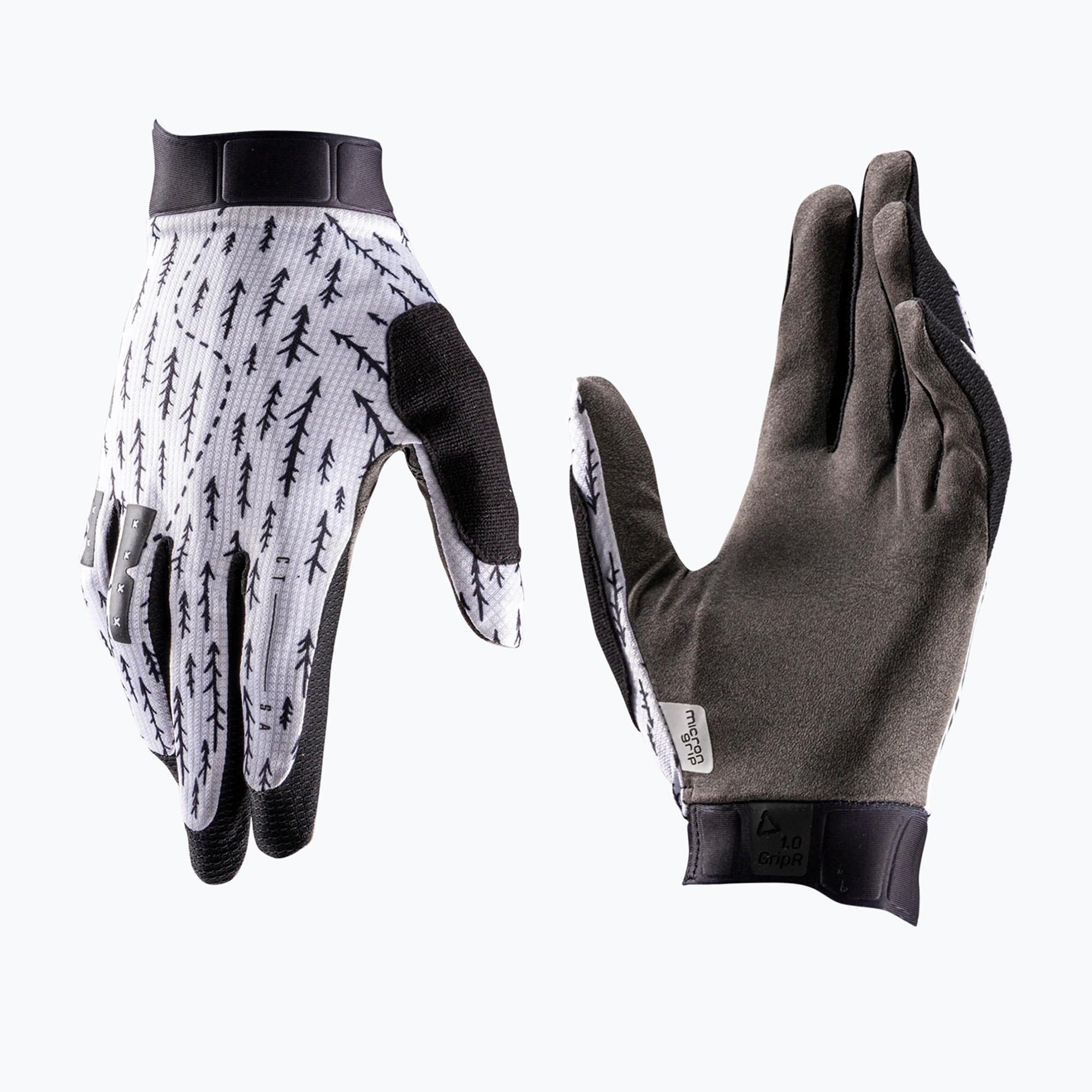 Детски велосипедни ръкавици Leatt MTB 1.0 GripR Jr trails white