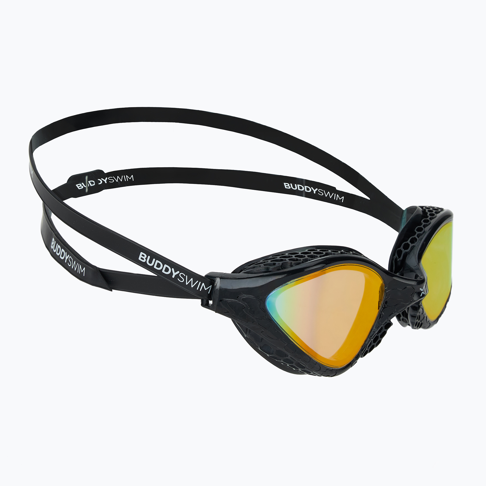Okulary do pływania BuddySwim OzeanX Mirror black/orange 