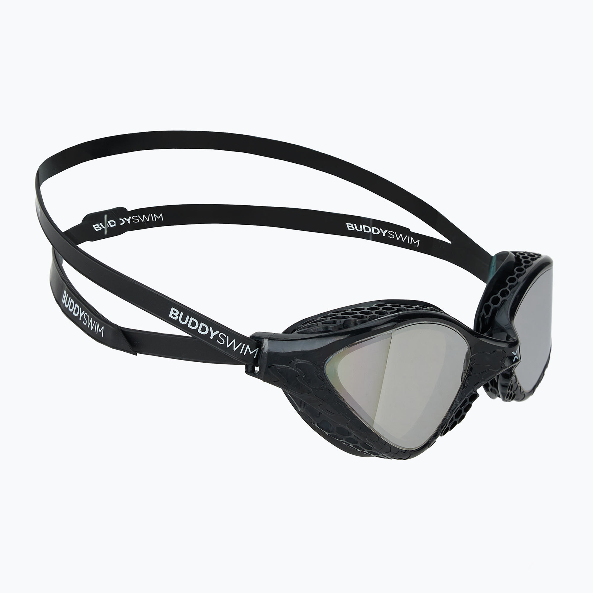 Okulary do pływania BuddySwim OzeanX Mirror black/silver 