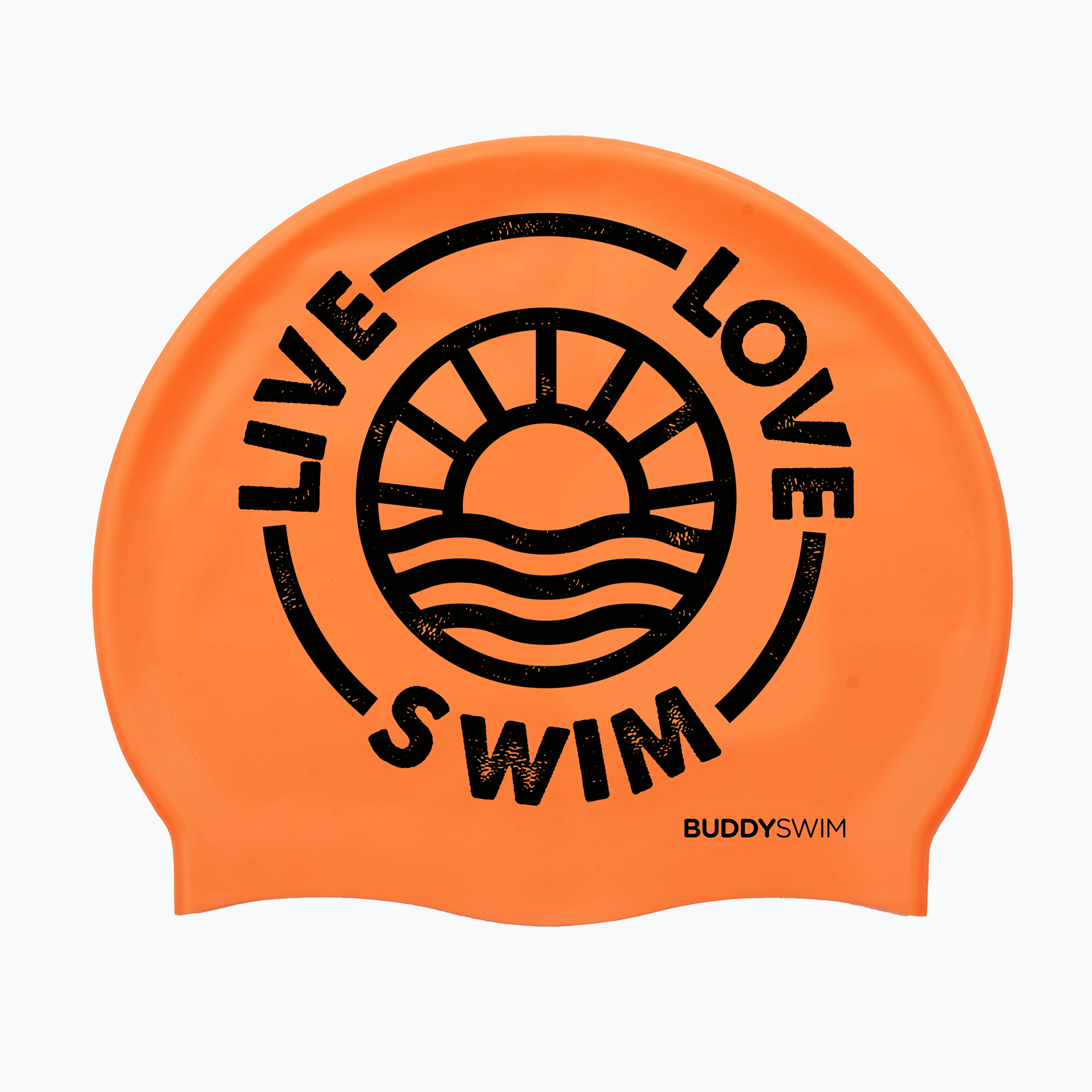 BuddySwim LLS2 Силиконова оранжева шапка за плуване