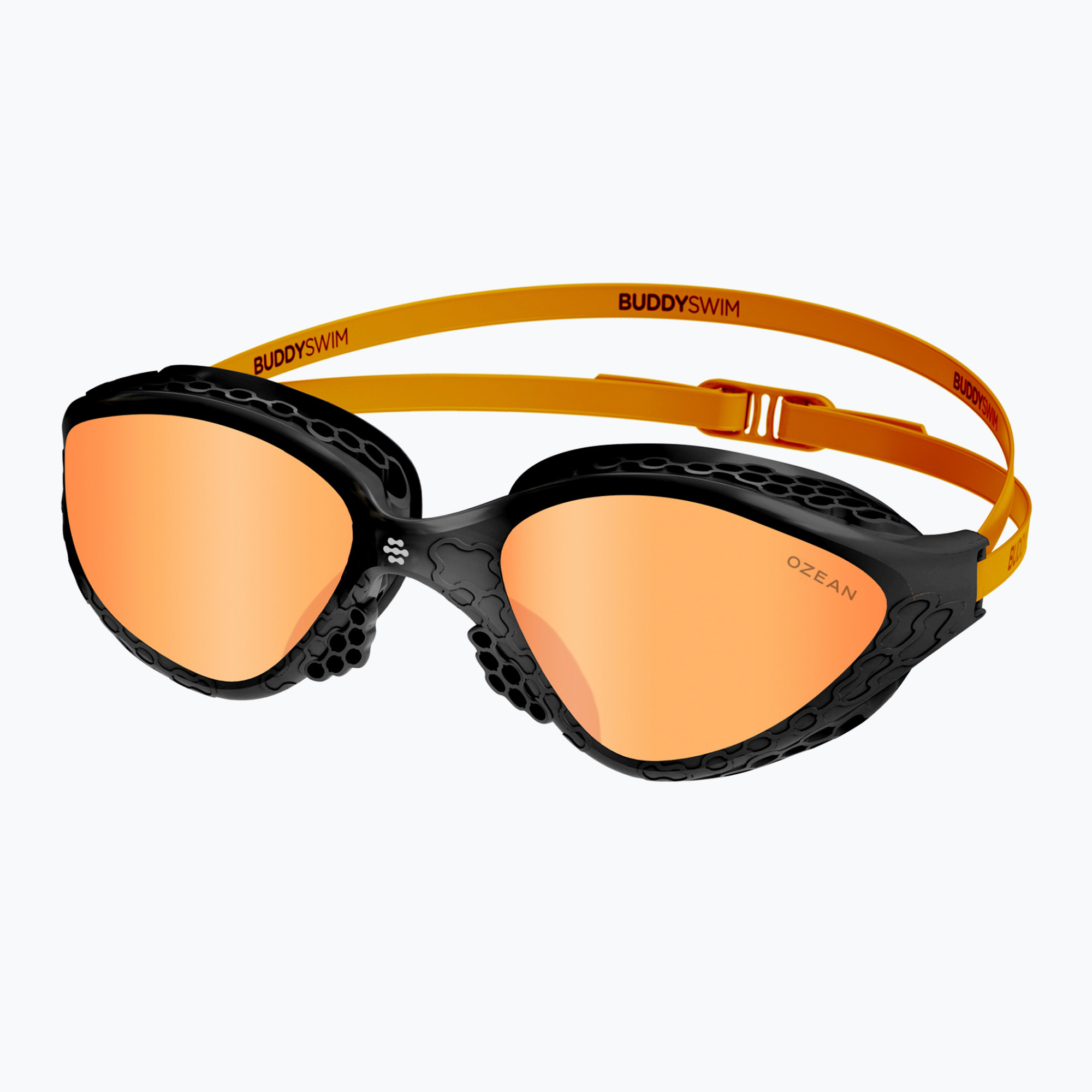 Очила за плуване BuddySwim Ozean black/orange/orange