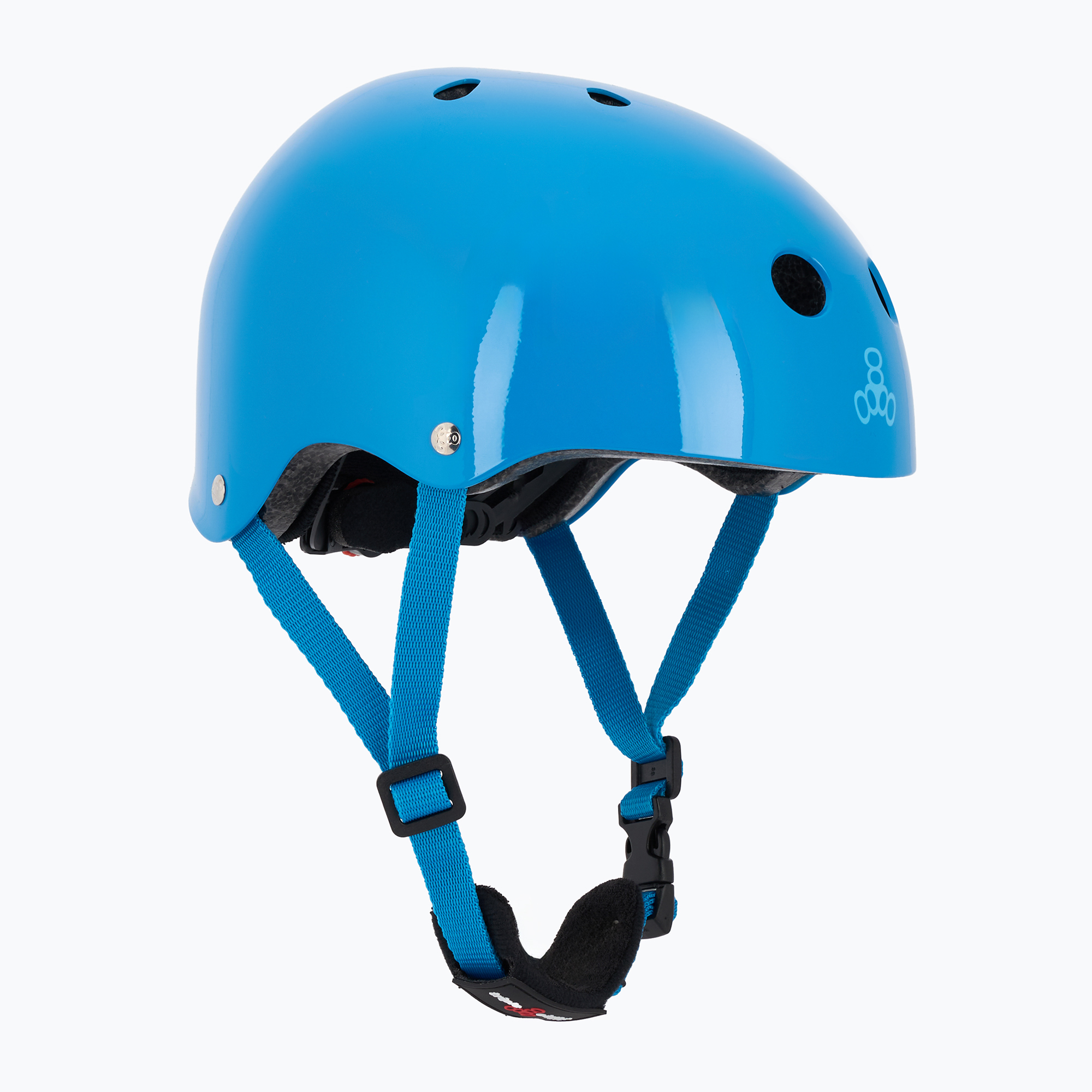 Kask dziecięcy Triple Eight Lil 8 Youth blue glossy 