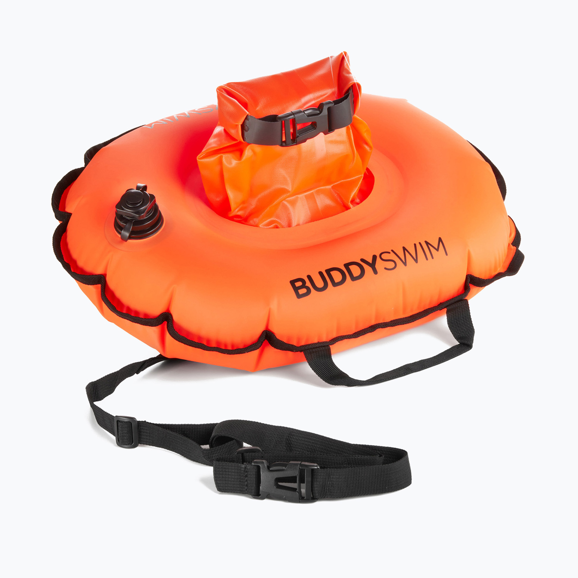 Bojka asekuracyjna BuddySwim Hydrastation 10 l orange