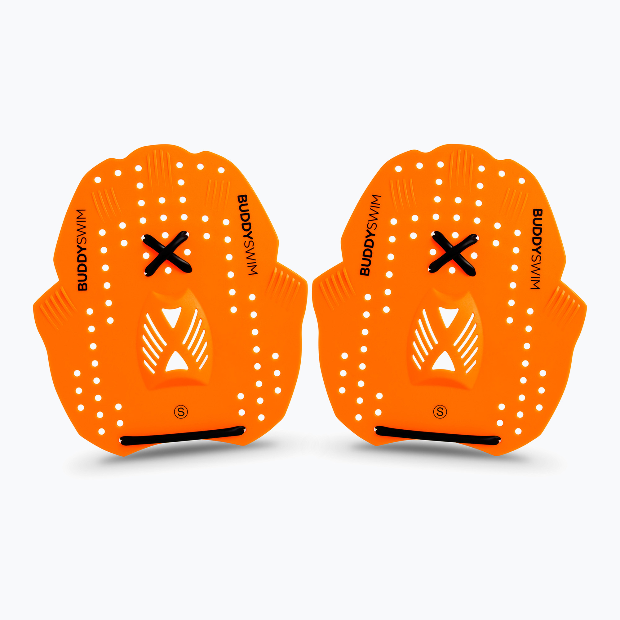 Гребла за плуване BuddySwim Power Paddle orange