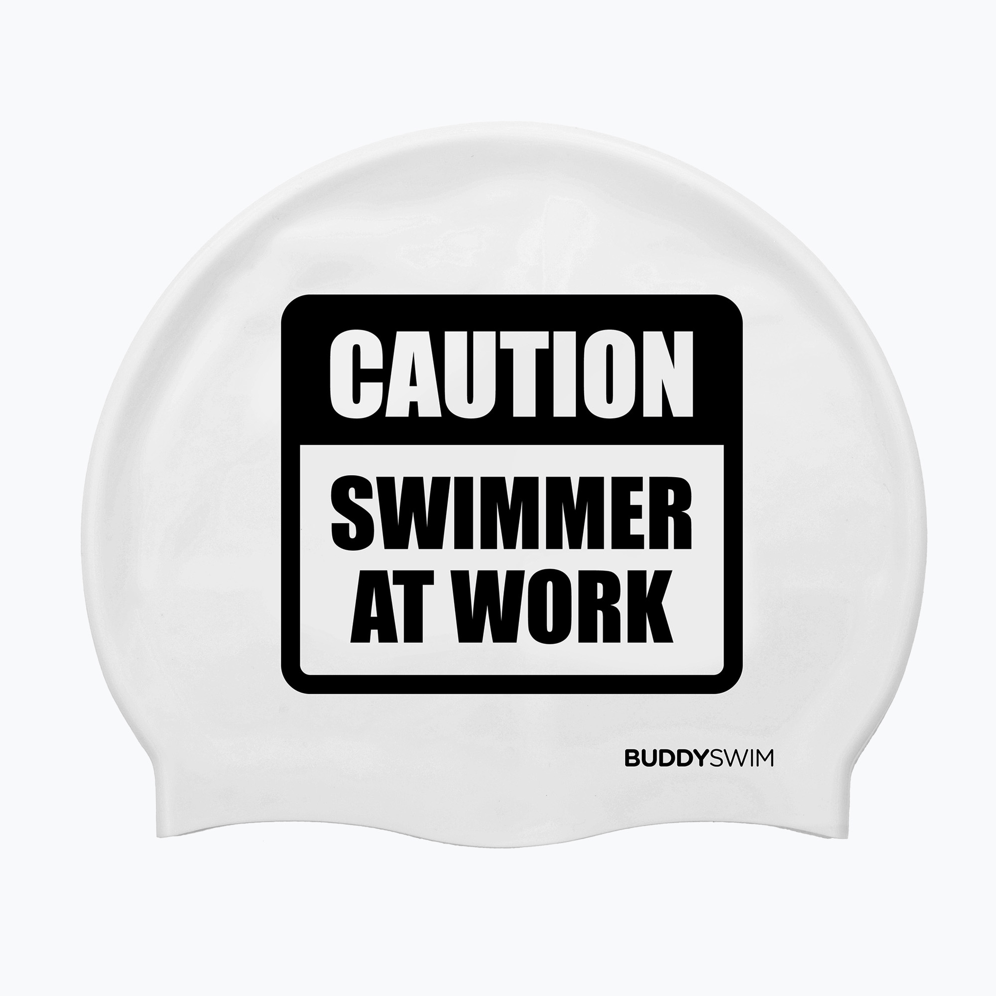 BuddySwim CSW Cuffia in silicone bianco (CSW Silicone 250857)