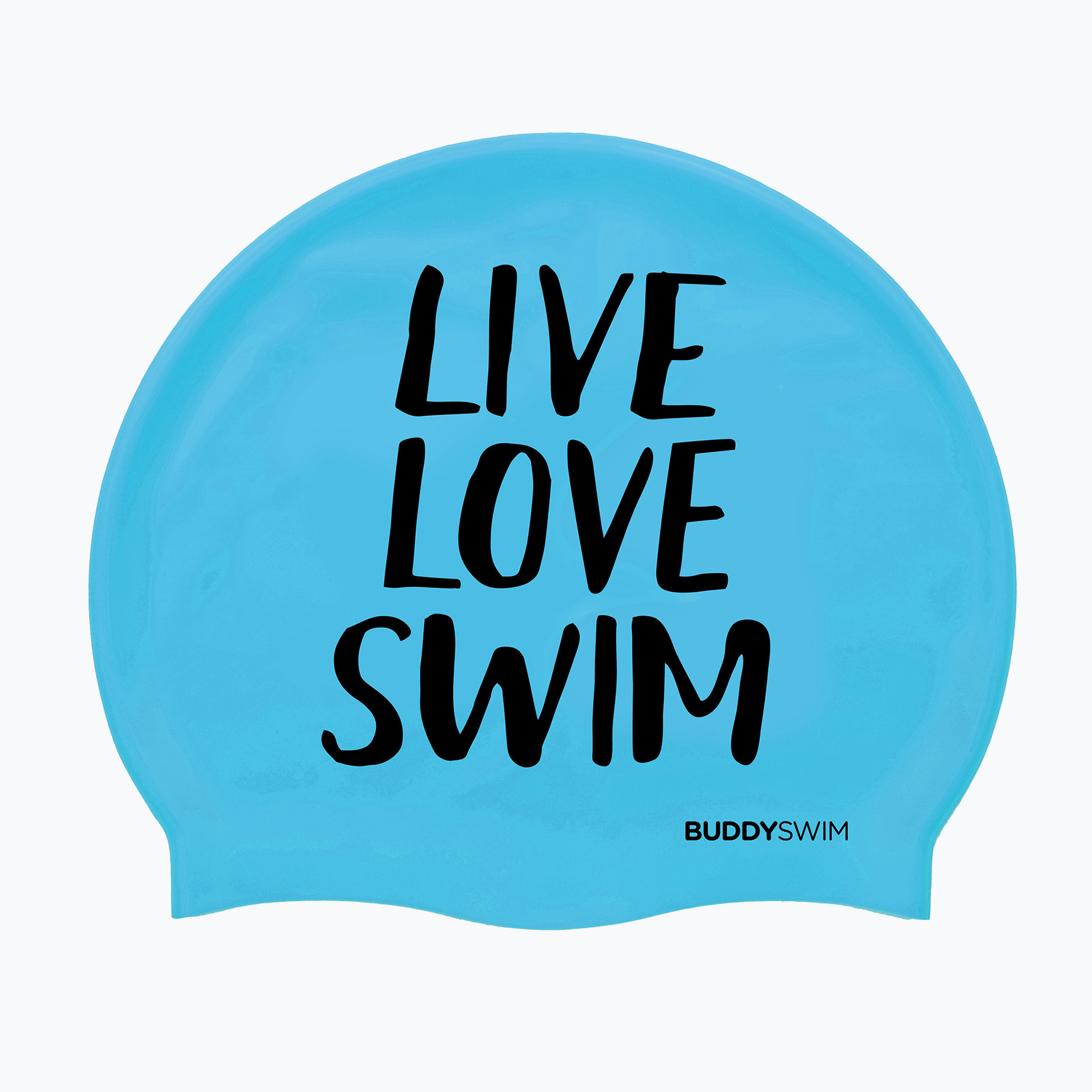 Cască de înot  BuddySwim LLS Silicone blue