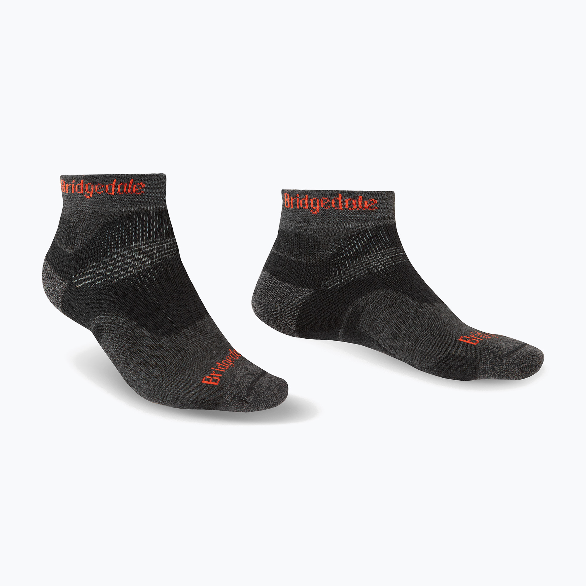 Мъжки туристически чорапи Bridgedale Hike Midweight Performance Ankle graphite/orange