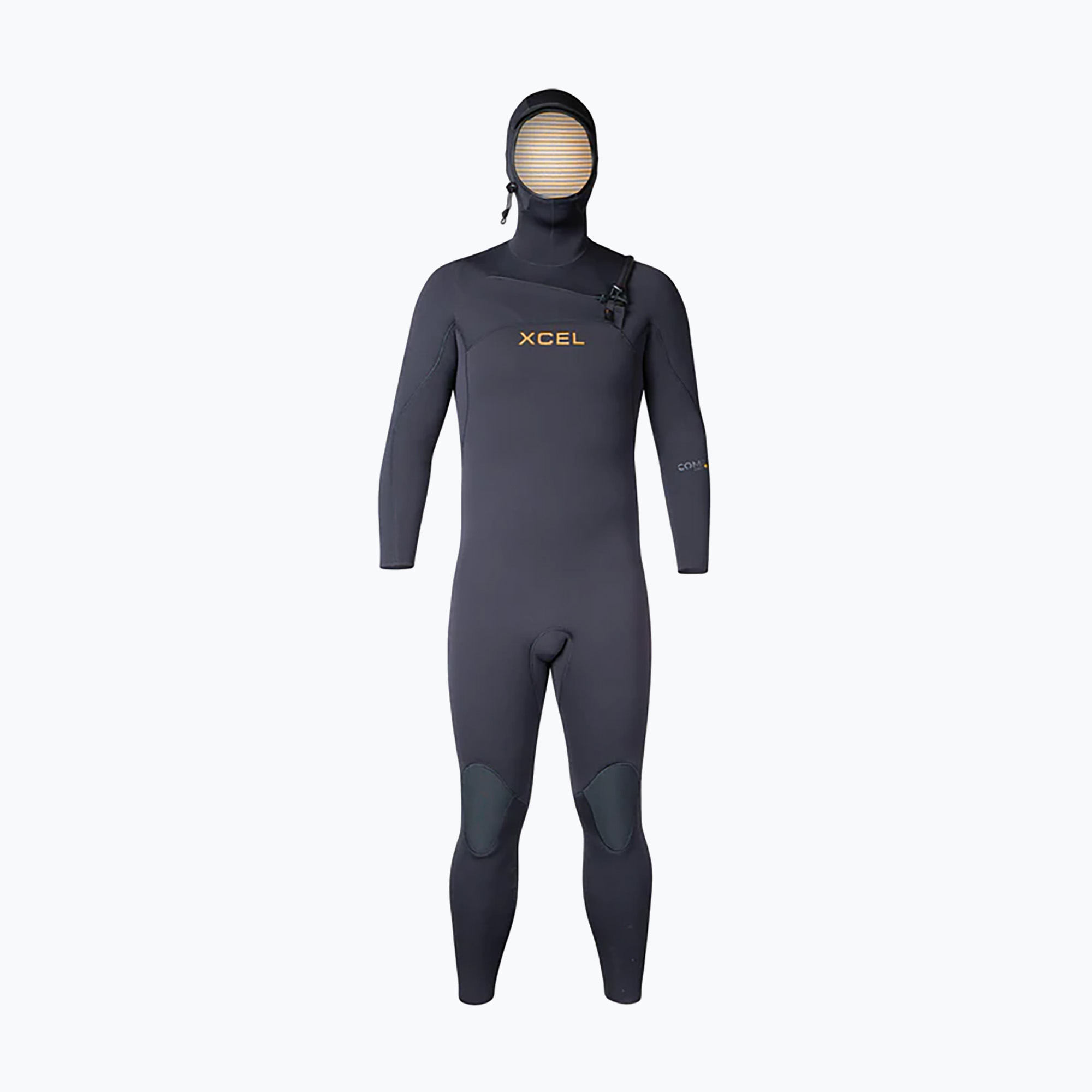 Pianka do pływania męska Xcel Comp+ 4/3 mm Hooded Full black 