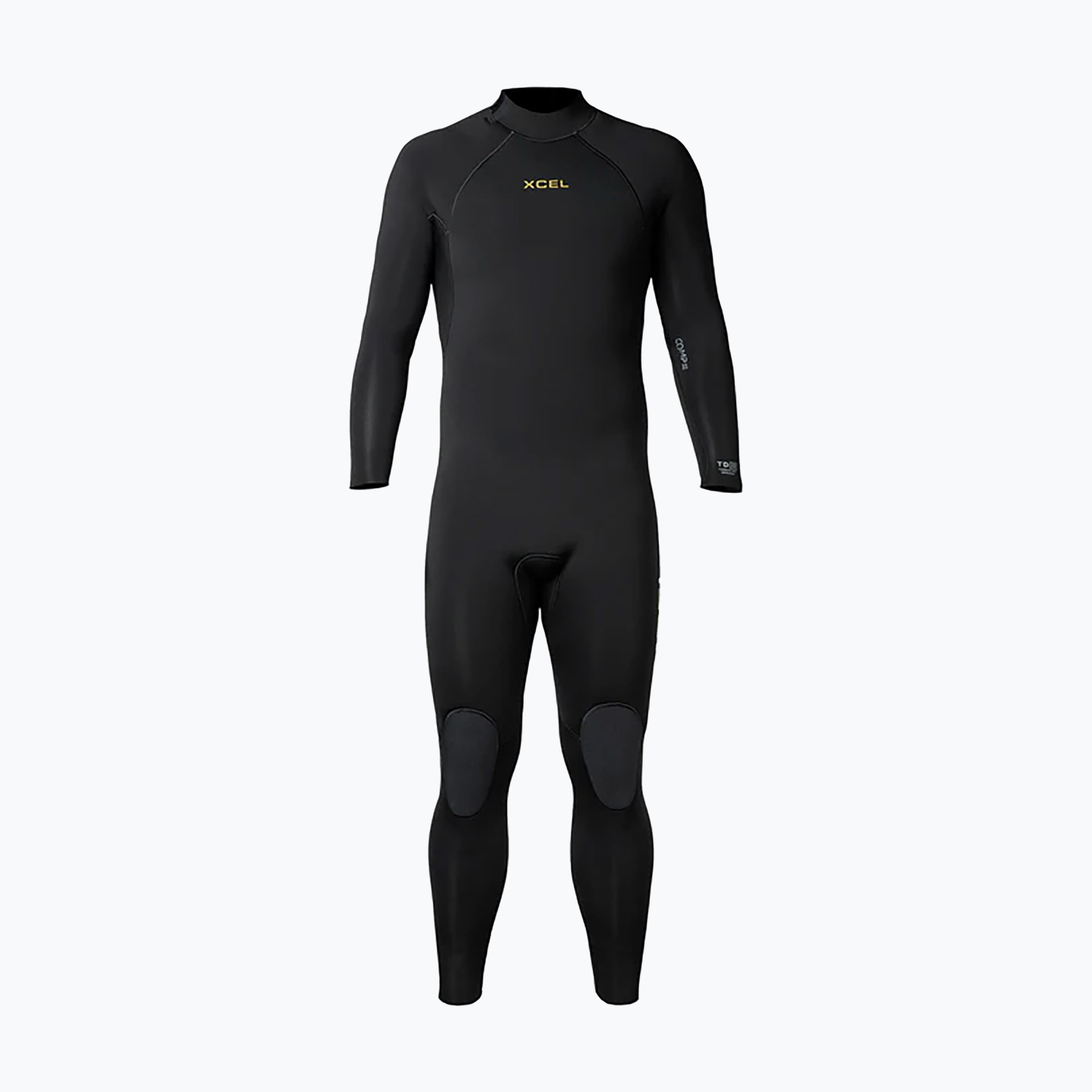 Pianka do pływania męska Xcel Comp 4/3 mm Back Zip Full black 