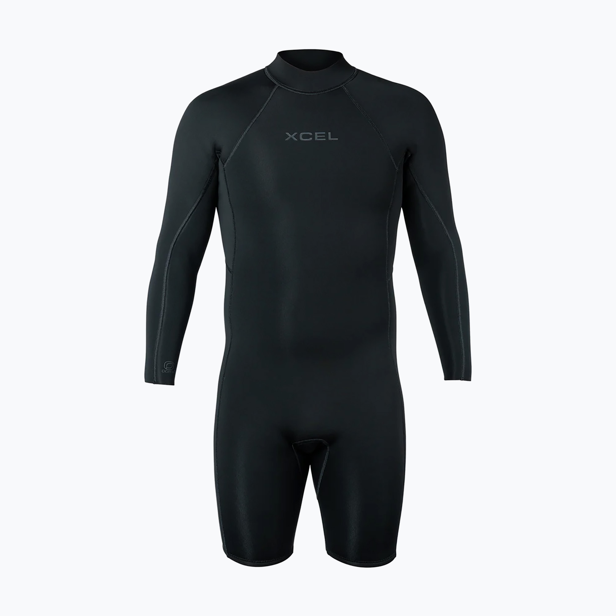 Pianka do pływania męska Xcel Axis Back Zip Spring 2 mm LS black 