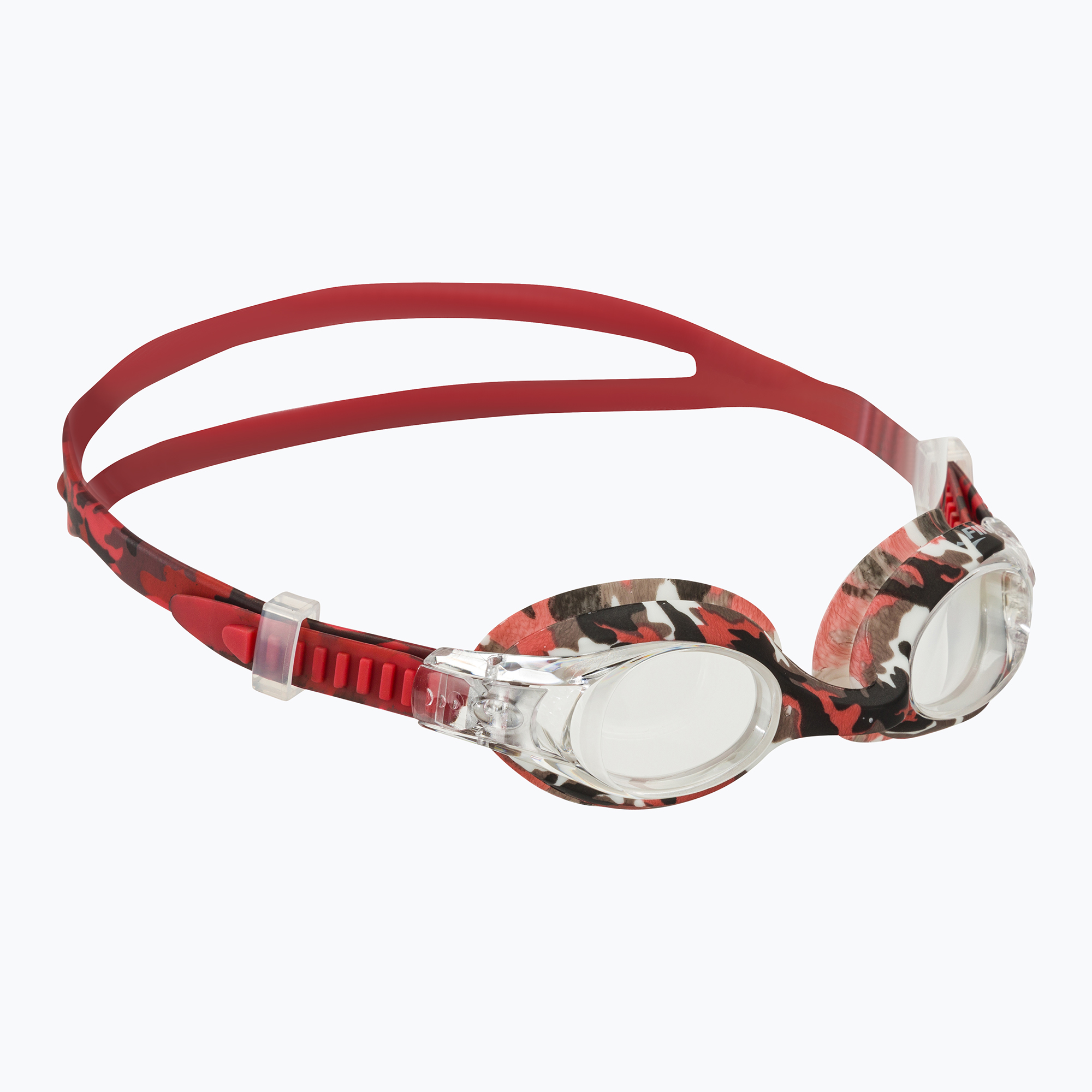 Plavecké okuliare FINIS Adventure red camo