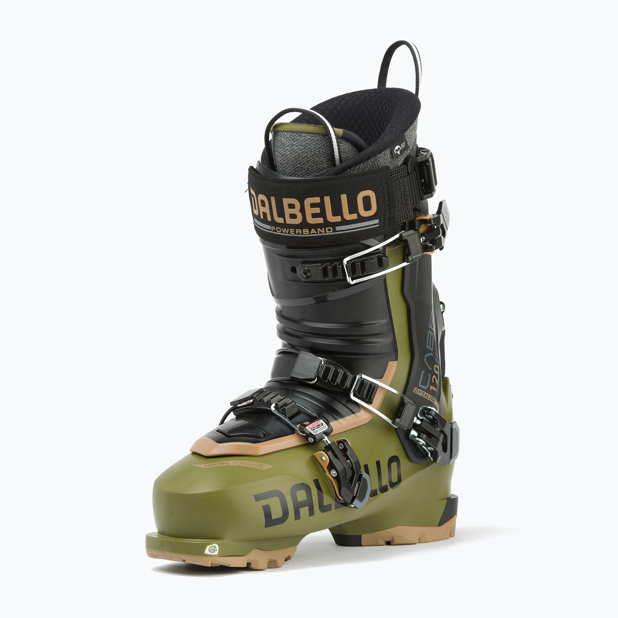 Pánske lyžiarske topánky Dalbello Cabrio MV Free 120 olive/black (Cabrio MV Free 120 D2407005.10)