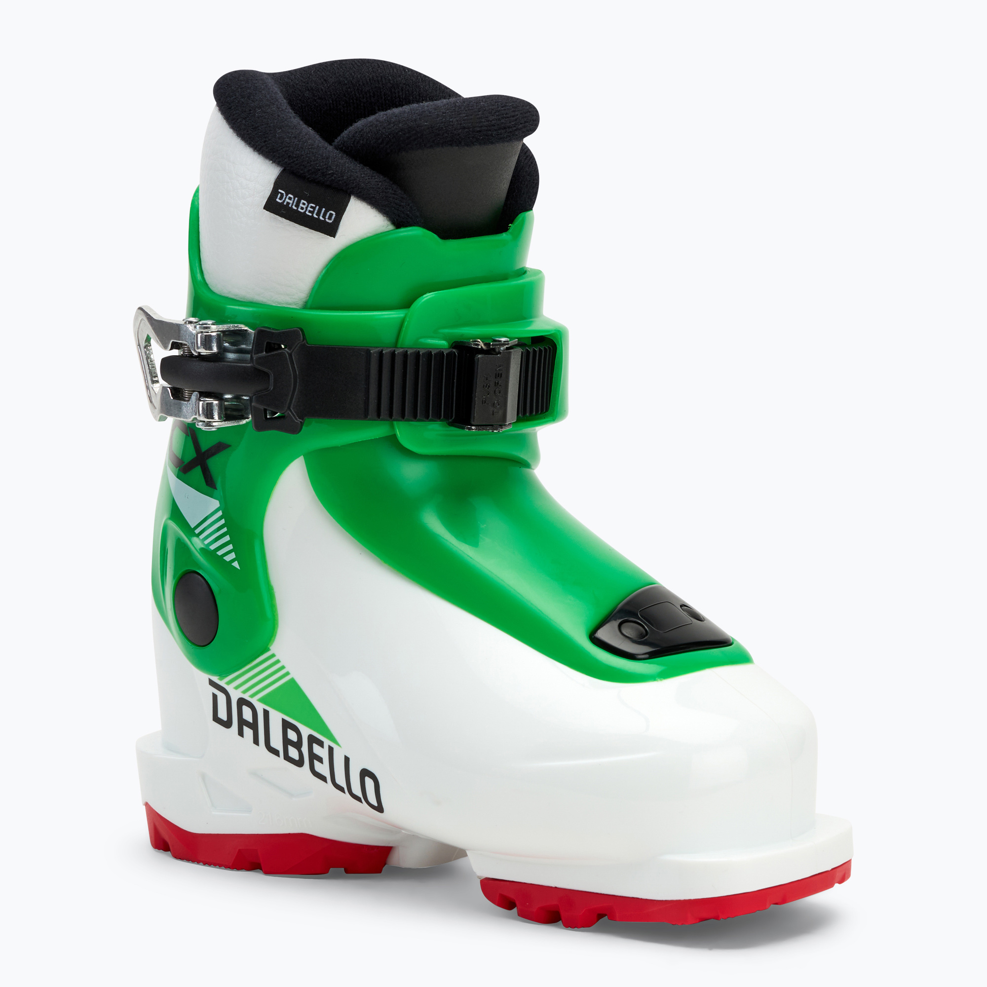 Children's ski boots Dalbello CX 1.0 Cabrio GW white/green race