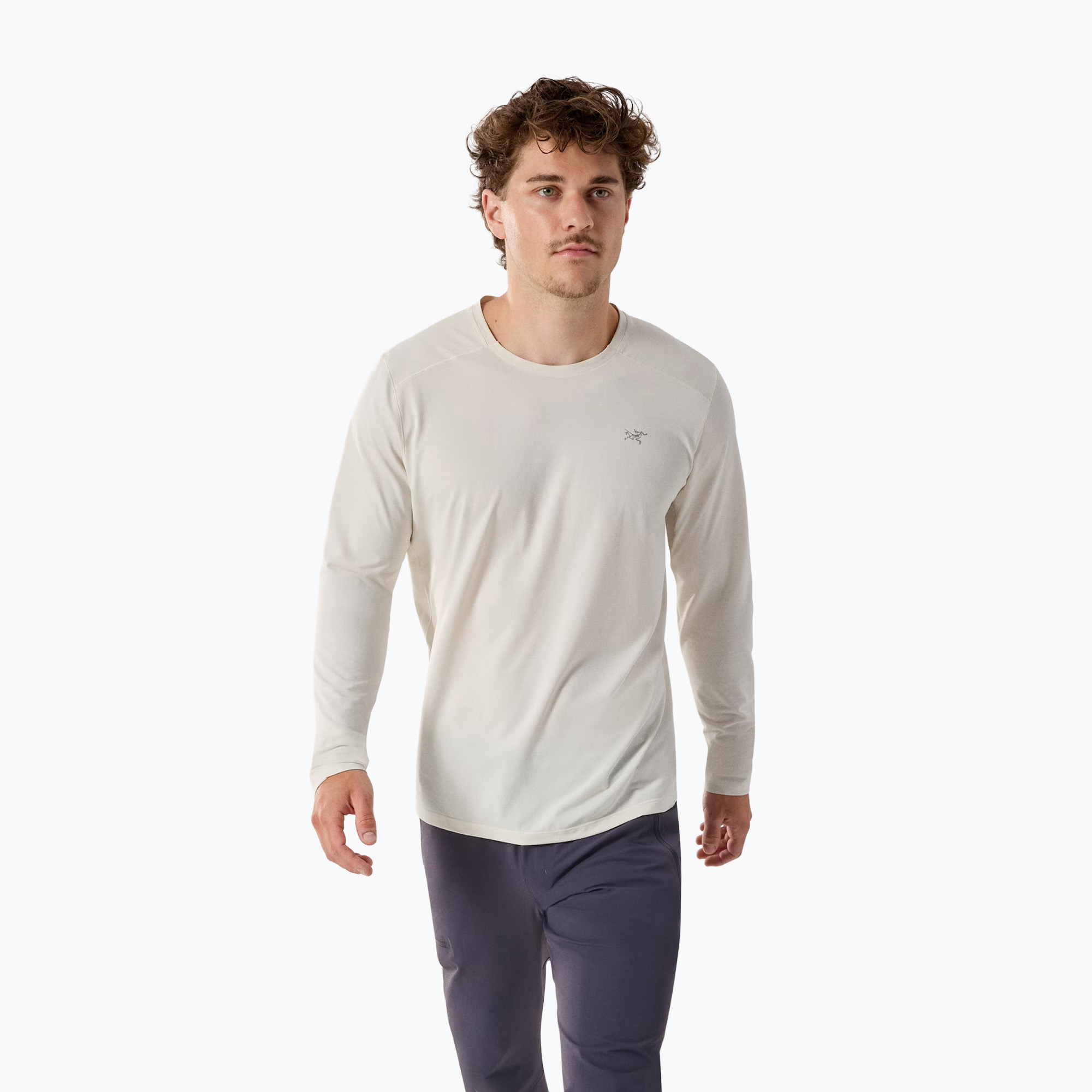Longsleeve trekkingowy męski Arc'teryx Cormac Crew arctic silk heather 