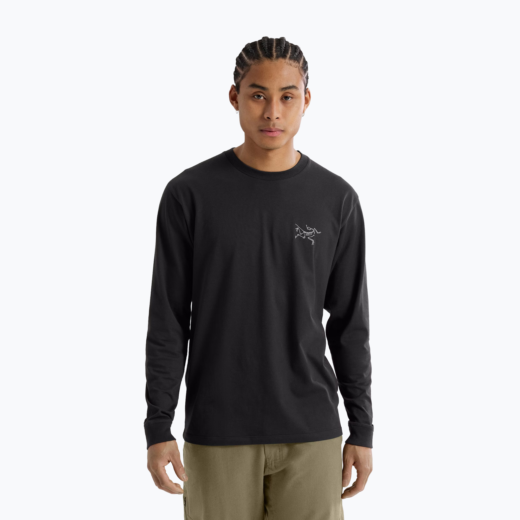 Longsleeve trekkingowy męski Arc'teryx Kragg SL Cotton black 