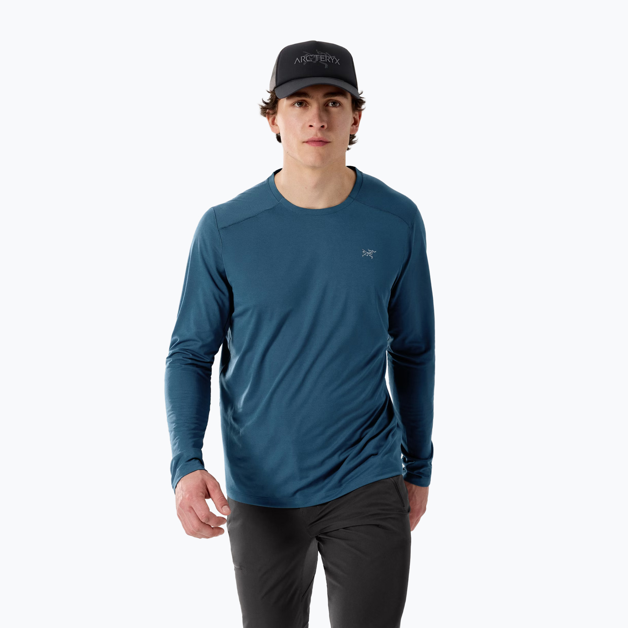 Longsleeve trekkingowy męski Arc'teryx Cormac Crew nightscape heather 