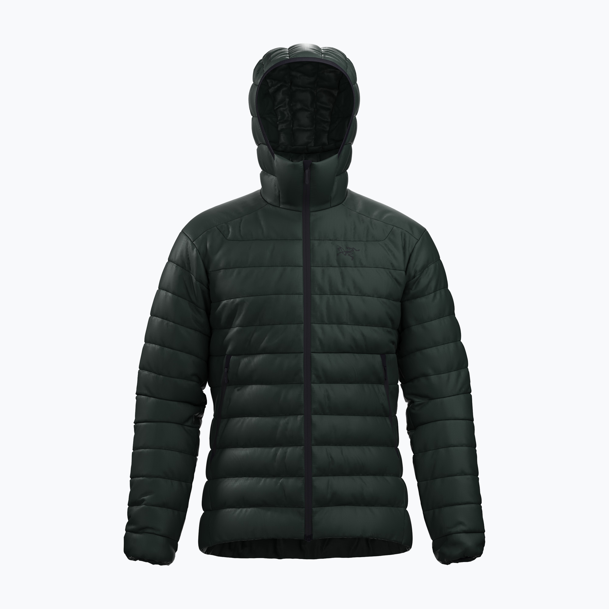 Мъжко ватирано яке Arcteryx Cerium Hoody dark jade