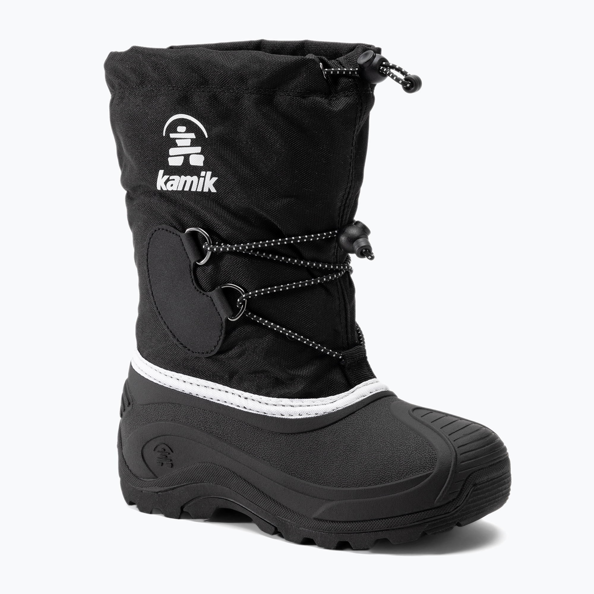Śniegowce chłopięce Kamik Southpole4 black/white 