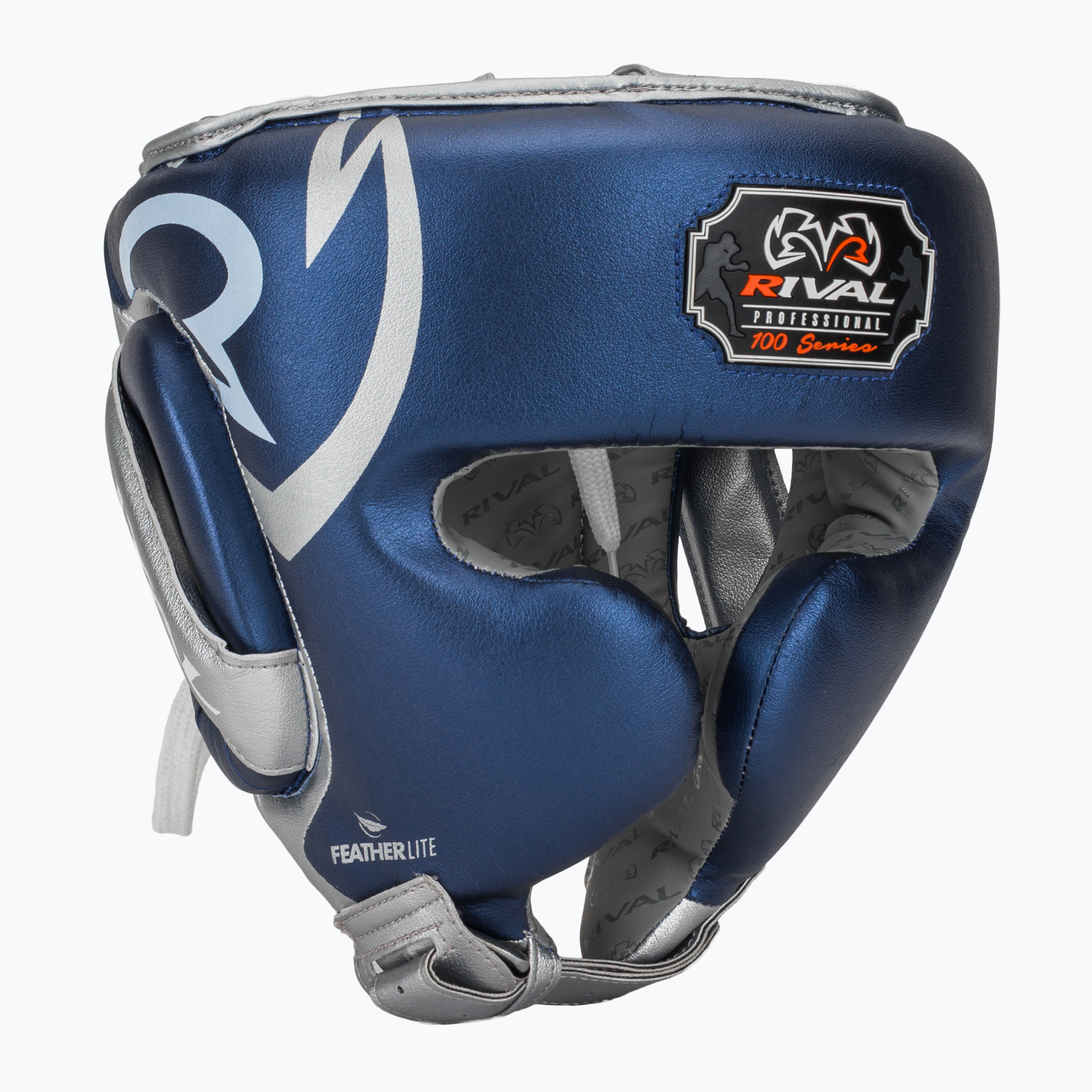 Boxerská prilba Rival RHG100 Professional Headgear blue/silver
