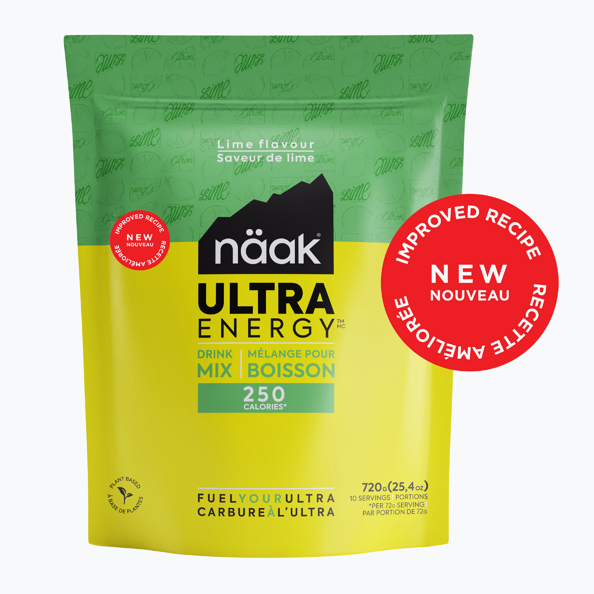 Näak Ultra Energy Drink Mix 720 g lime (720 g) (Ultra Energy Drink Mix EDLI-N-1B-EU)