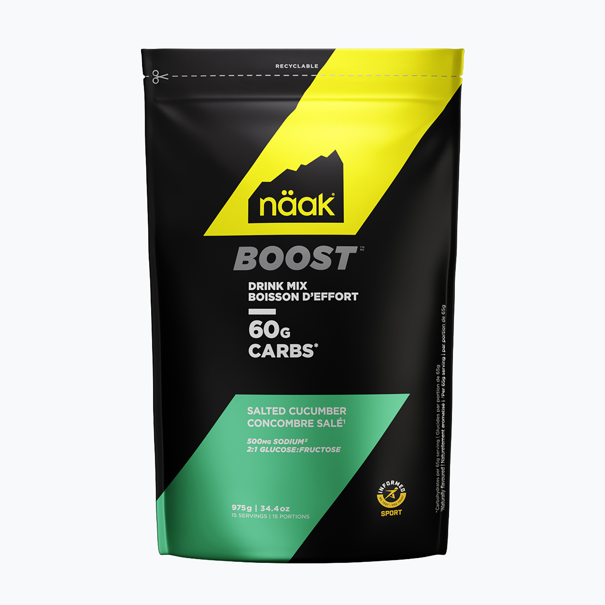 Energy-Drink Näak Boost Drink Mix 65 g salted cucumber