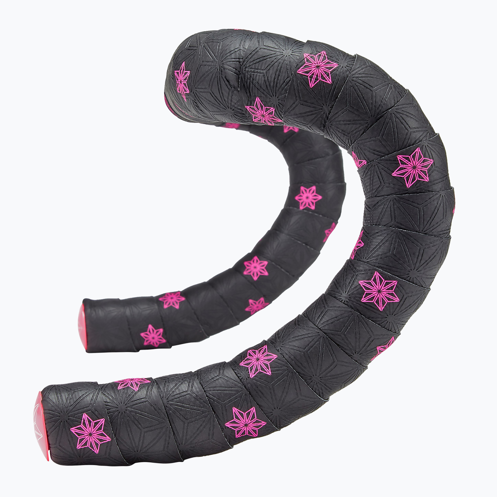 SUPACAZ Super Sticky Kush Galaxy neon pink/pink star plugs handlebar wrap (3 mm)