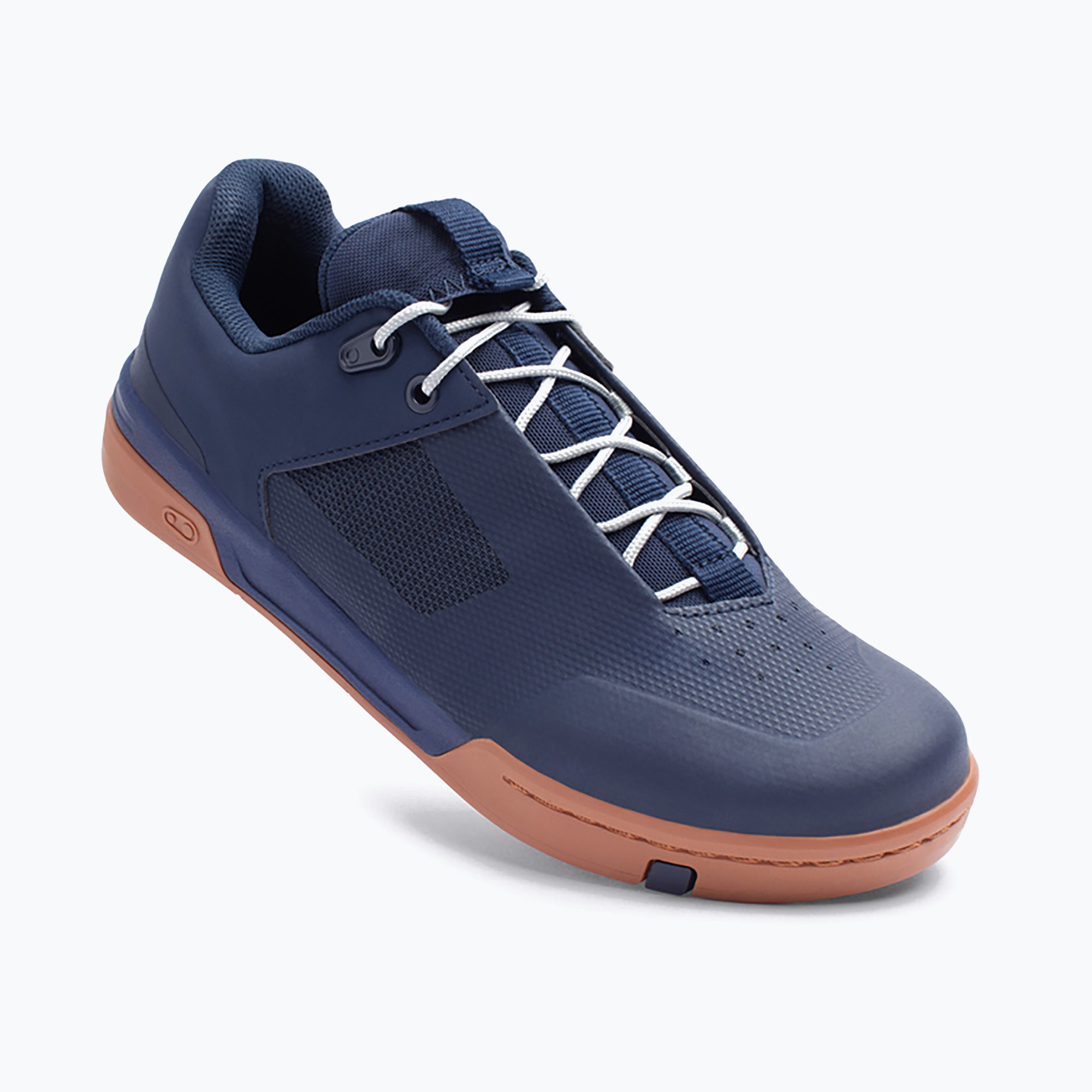 Men's platform cycling shoes Crankbrothers Stamp Lace navy blue and brown CR-STL04281A105 (42 EU)