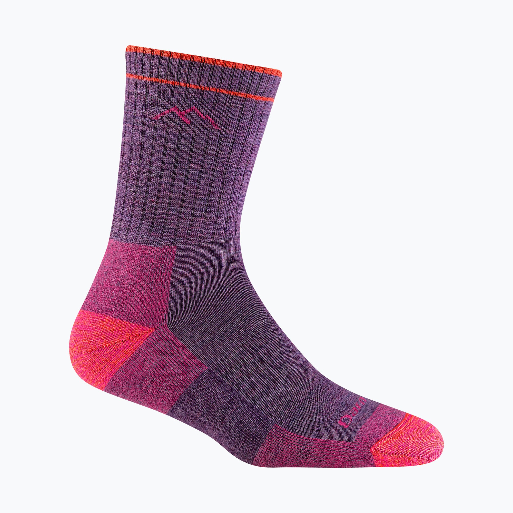 Skarpety damskie Darn Tough Hiker Micro Crew plum heather 