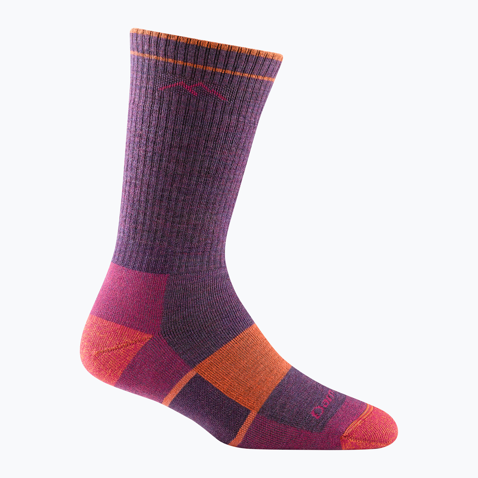 Skarpety damskie Darn Tough Hiker Boot Sock Full Cushion plum heather 