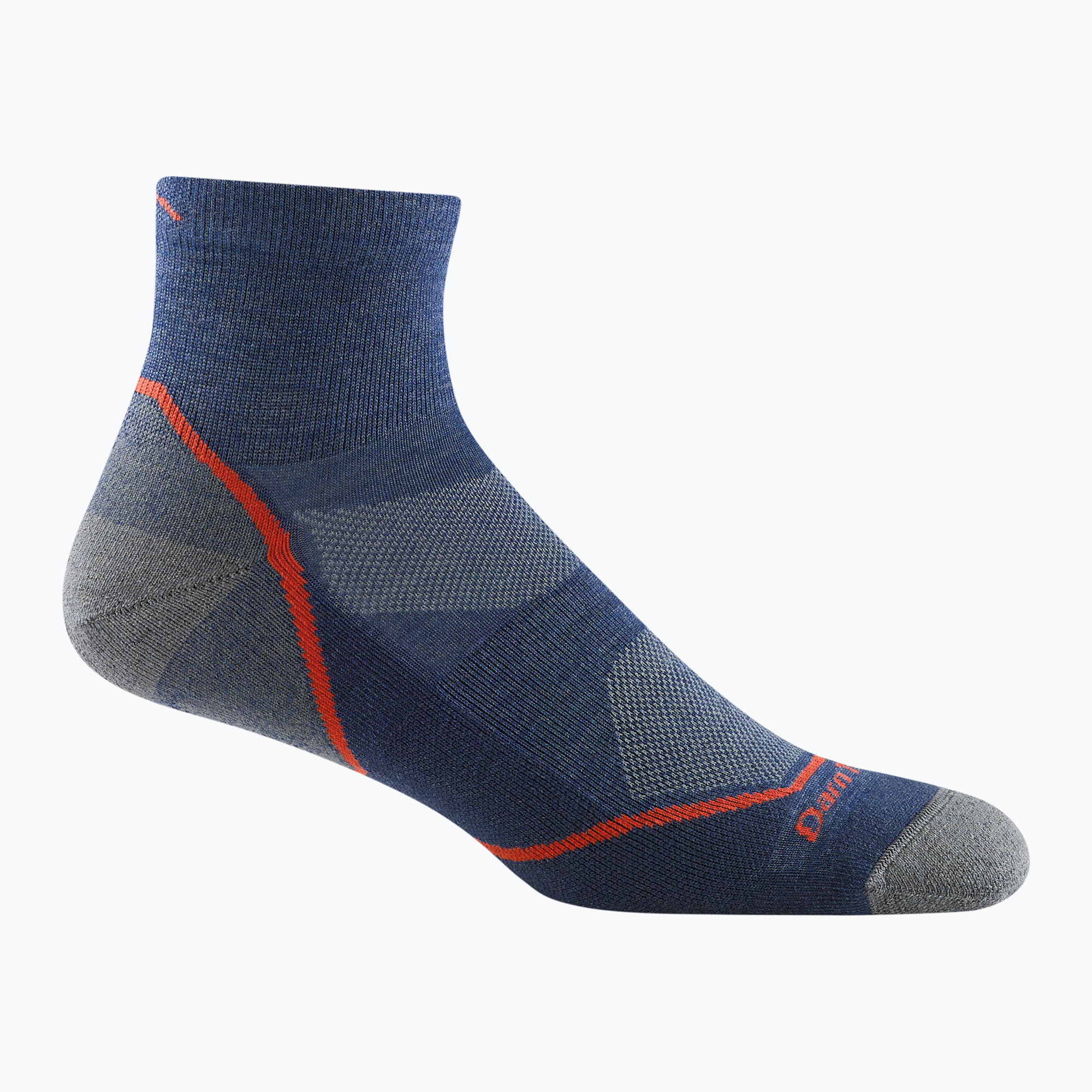 Skarpety męskie Darn Tough Light Hiker 1/4 Sock Cushion denim 