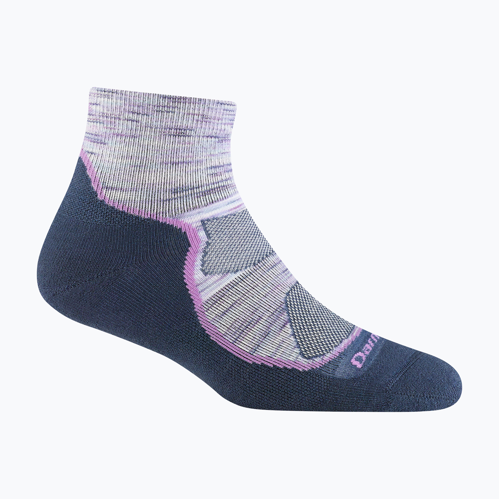 Skarpety damskie Darn Tough Light Hiker 1/4 Sock Cushion cosmic purple 