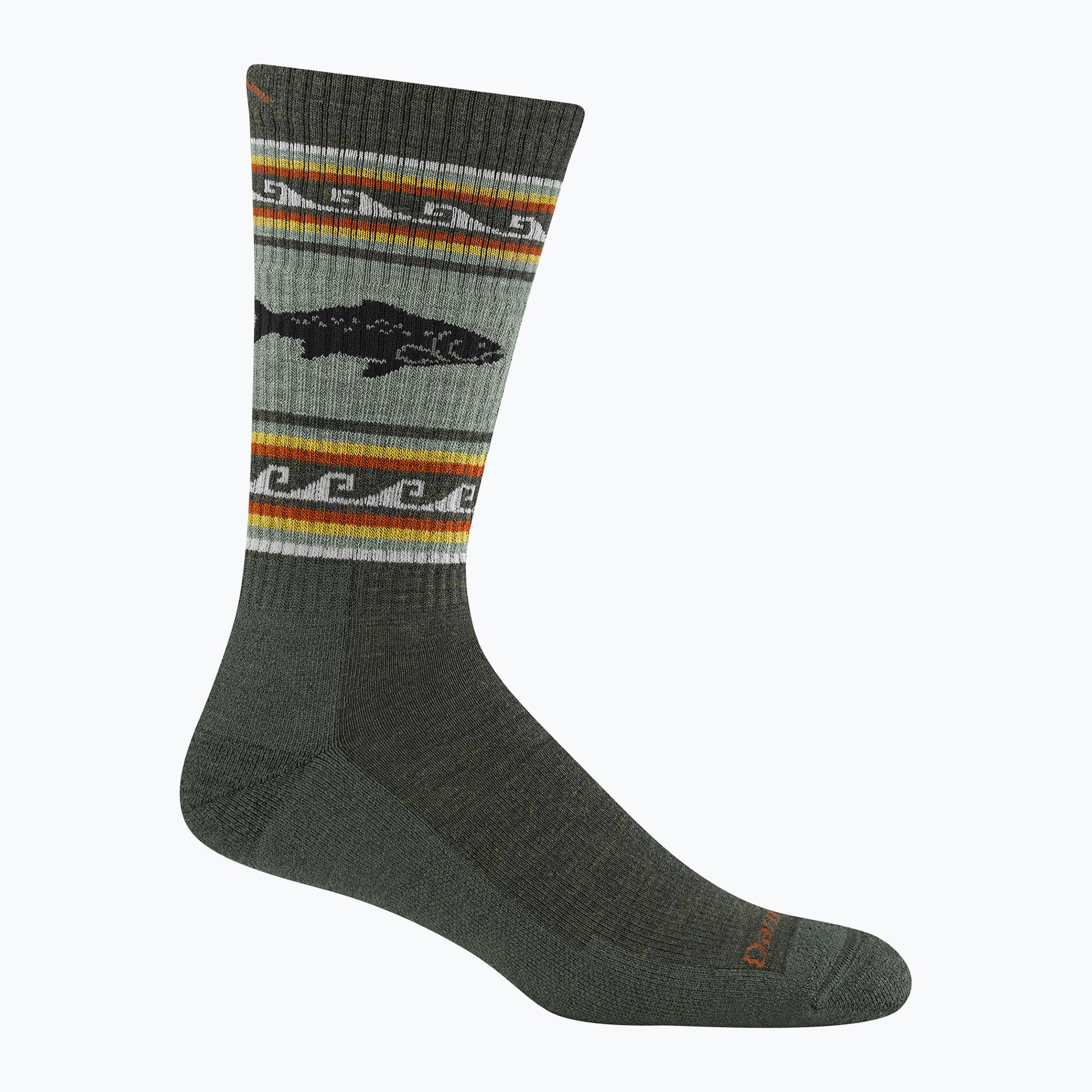 Мъжки чорапи Darn Tough VanGrizzle Boot Sock Cushion trout river