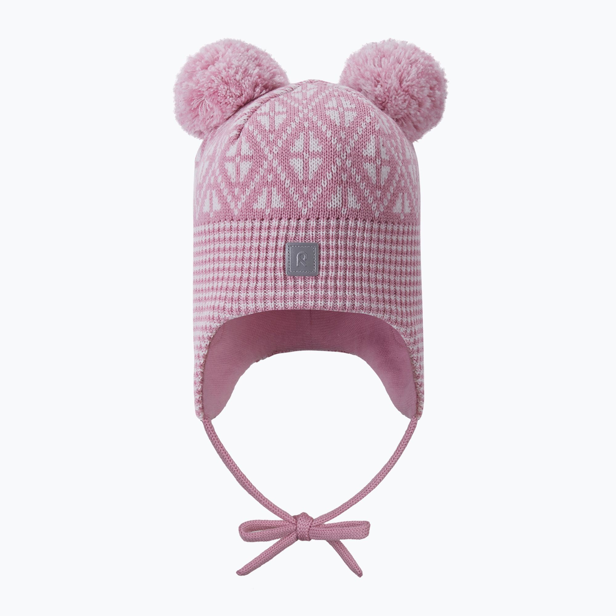 Czapka zimowa dziecięca Reima Kuuru grey pink 