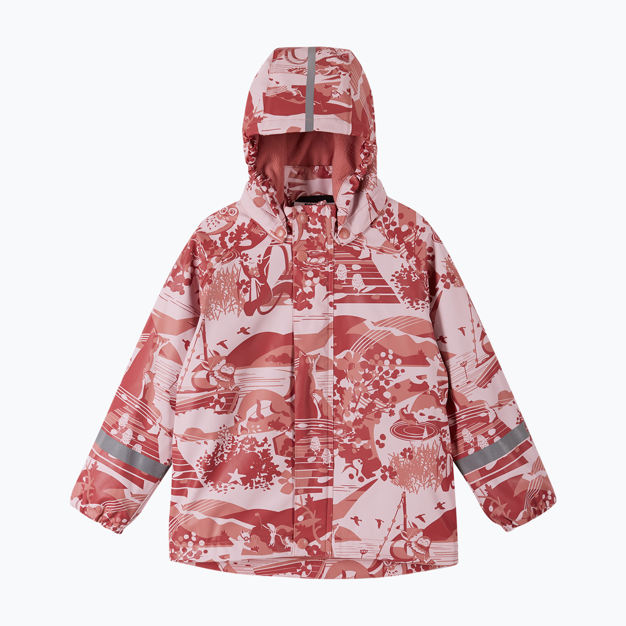 Kurtka przeciwdeszczowa dziecięca Reima Koski rose blush 