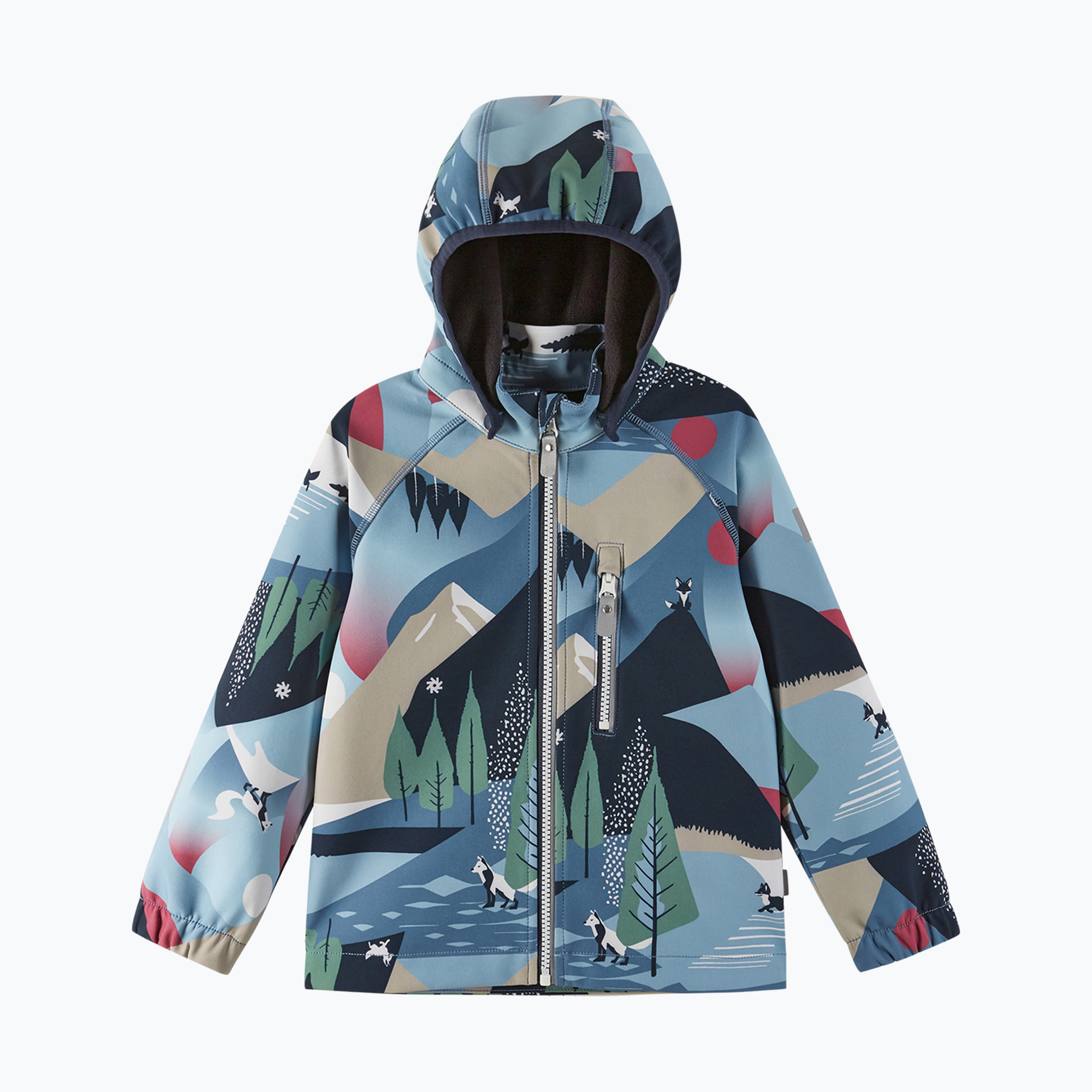 Detská softshellová bunda Reima Vantti blue ocean (Vantti 5100009D-67A4)