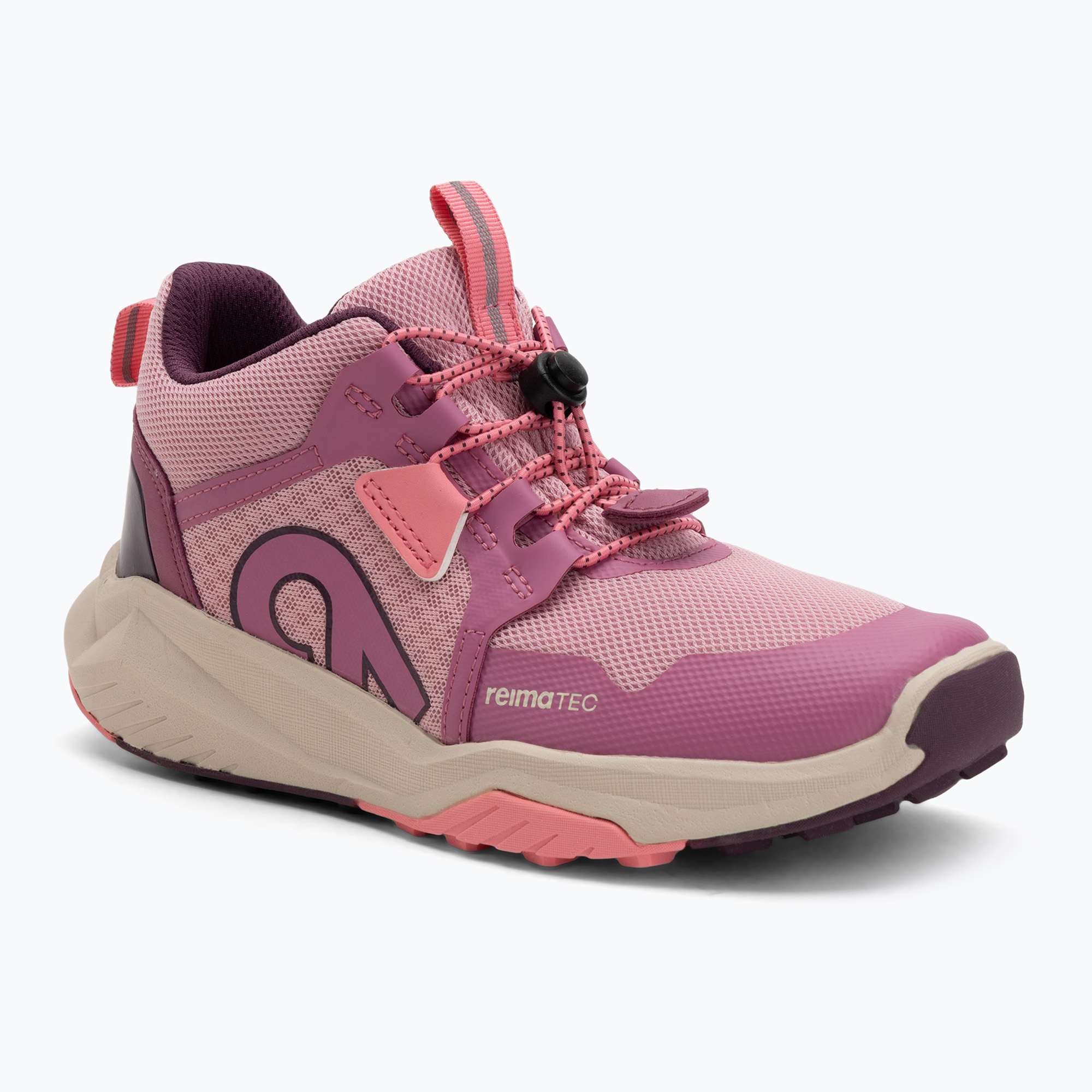 Buty barefoot dziecięce Reima Kiritin grey pink 