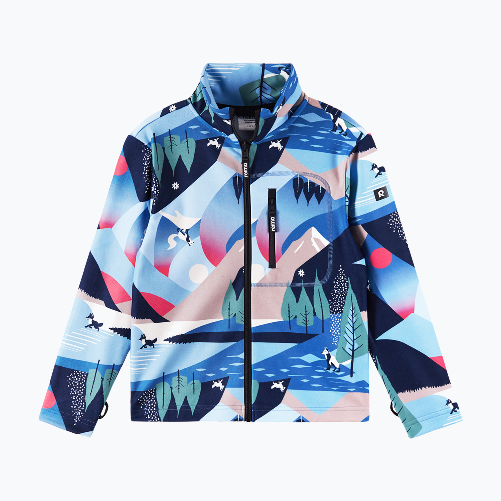 Bluza polarowa dziecięca Reima Iisisti blue ocean 