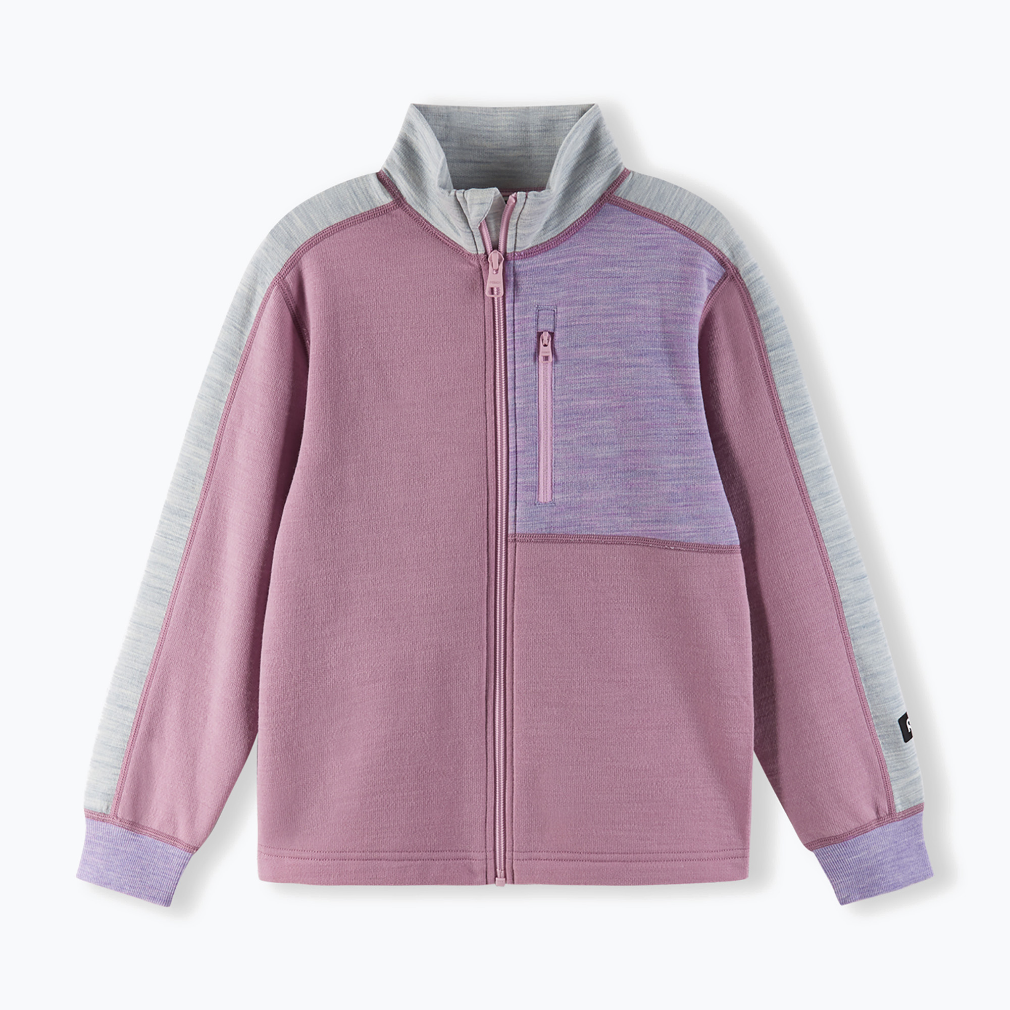 Bluza polarowa dziecięca Reima Merin grey pink 