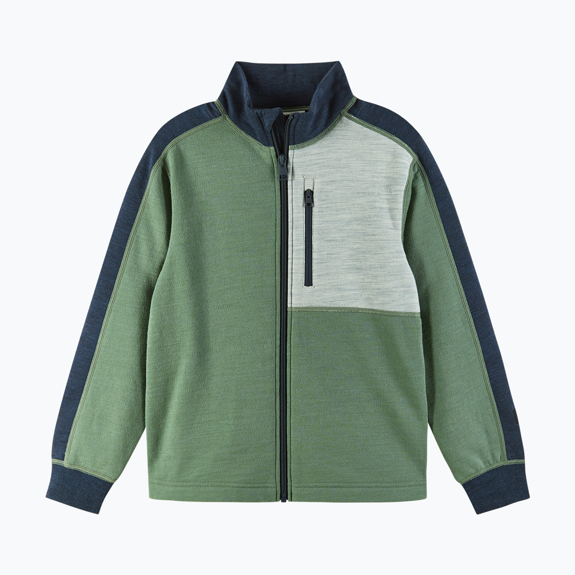 Bluza polarowa dziecięca Reima Merin green clay 