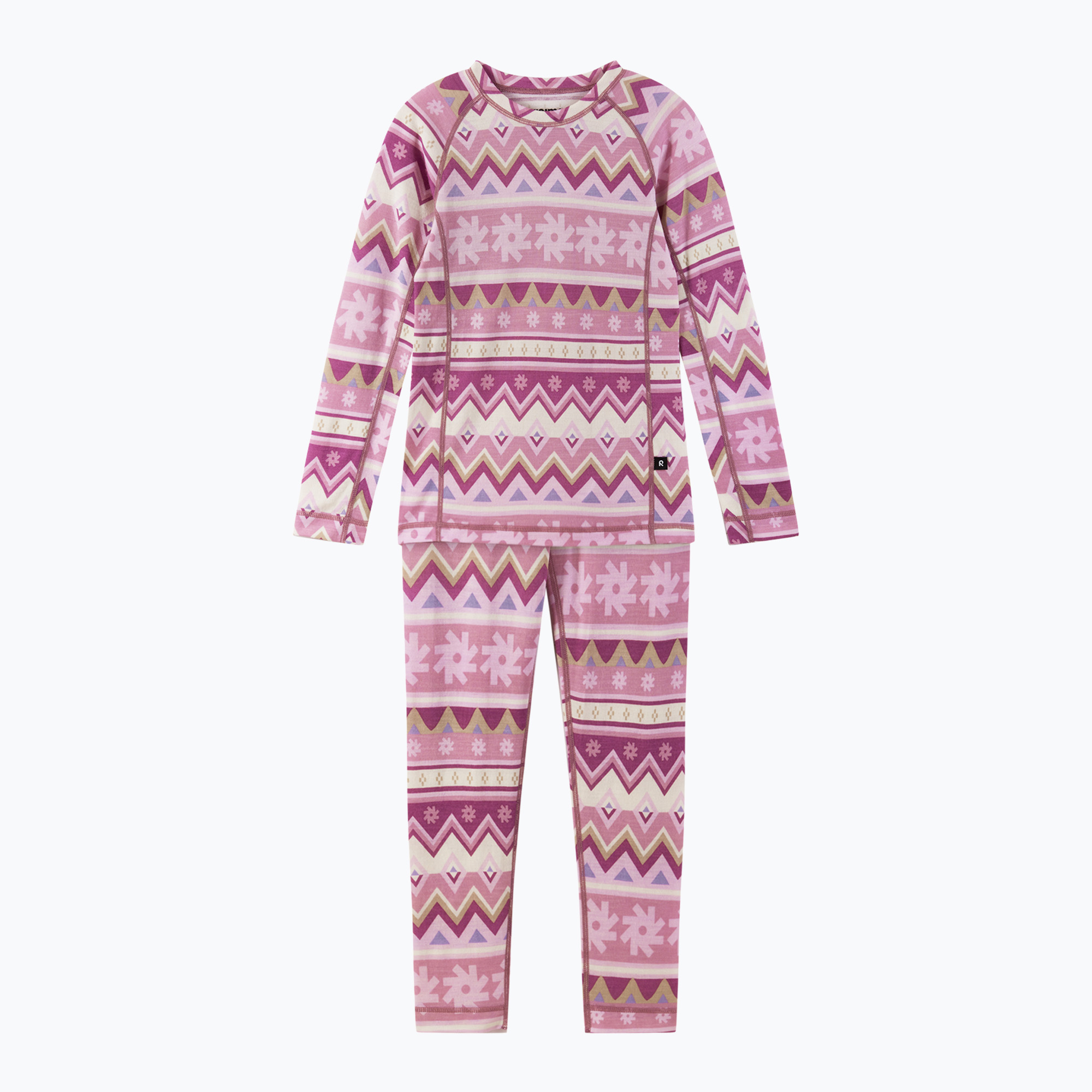 Komplet bielizny termoaktywnej dziecięcej Reima Taitoa grey pink 