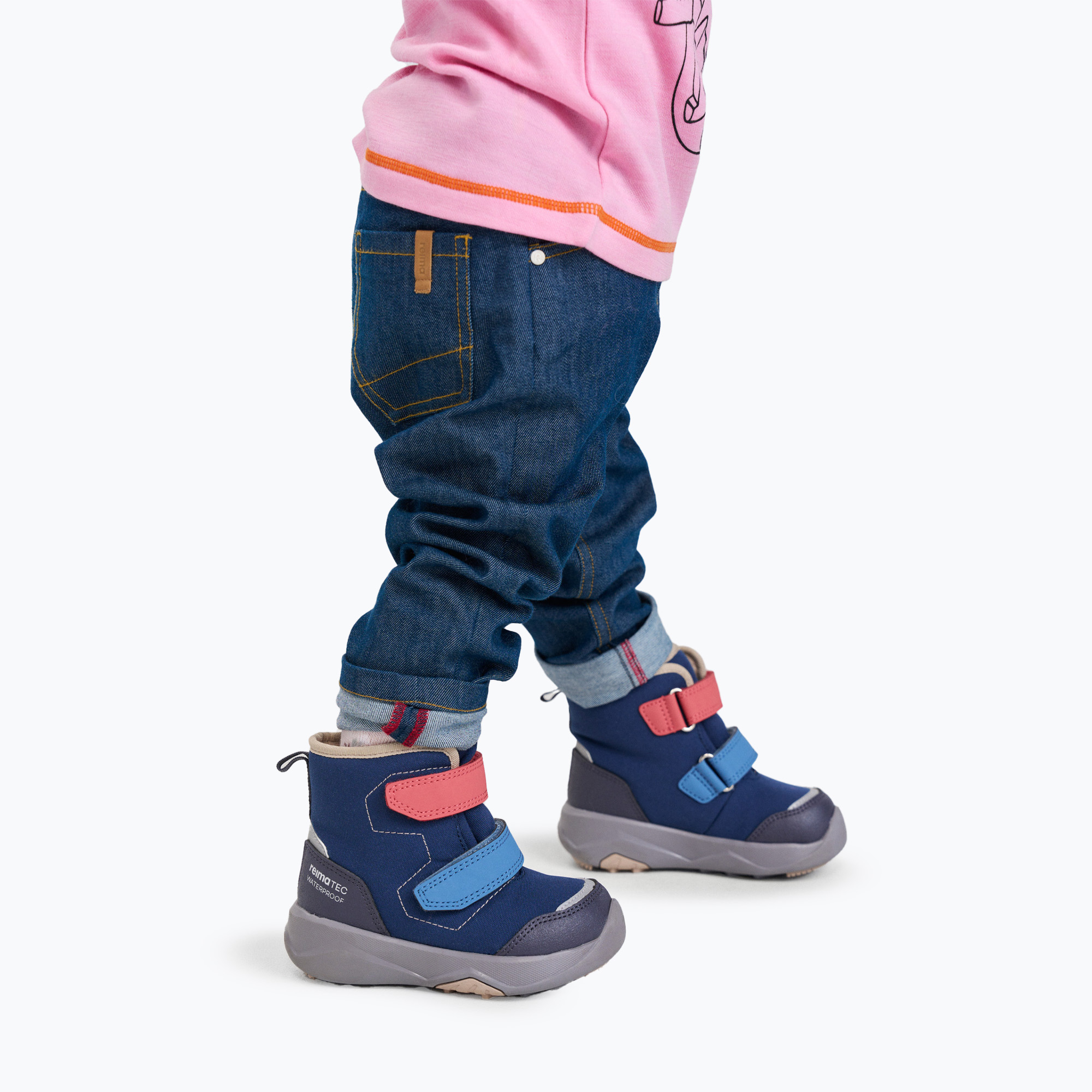 Śniegowce dziecęce Reima Talviuni navy 