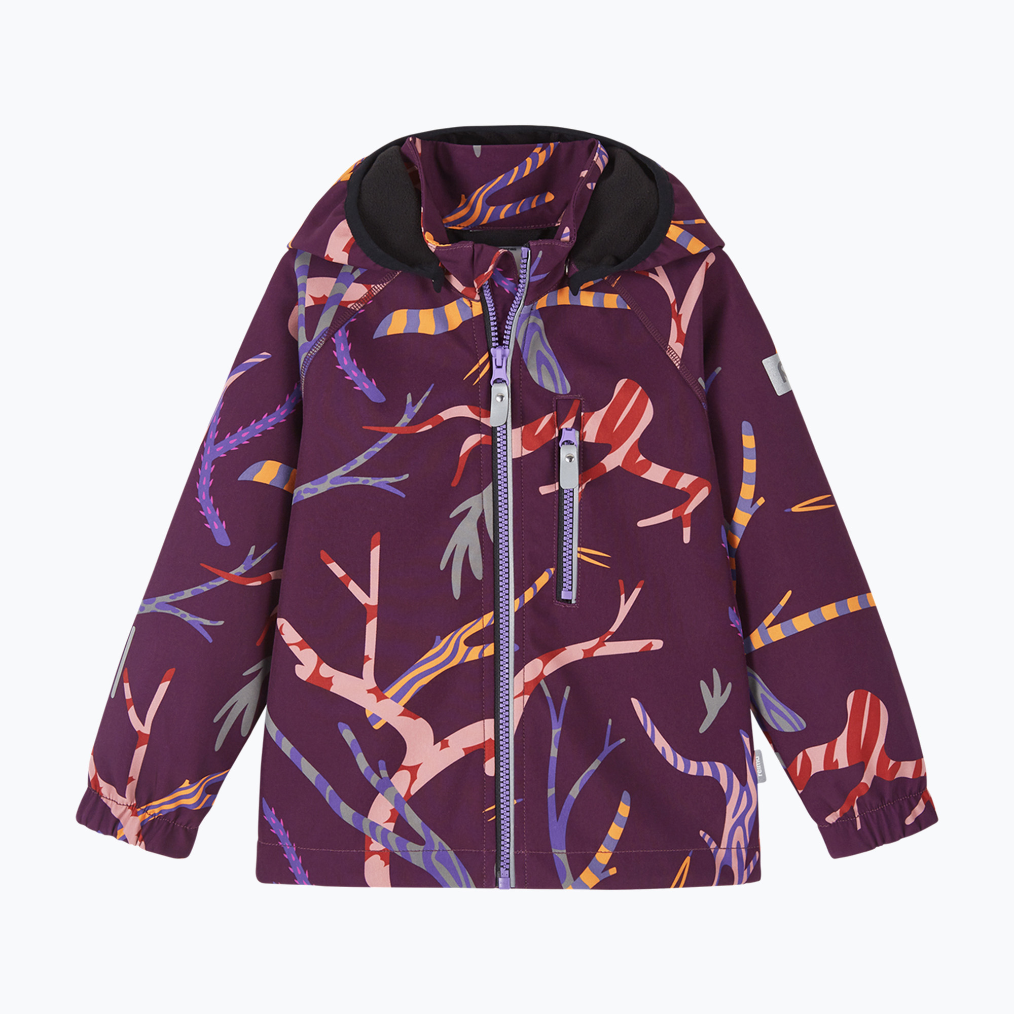 Geacă softshell pentru copii Reima Vantti deep purple