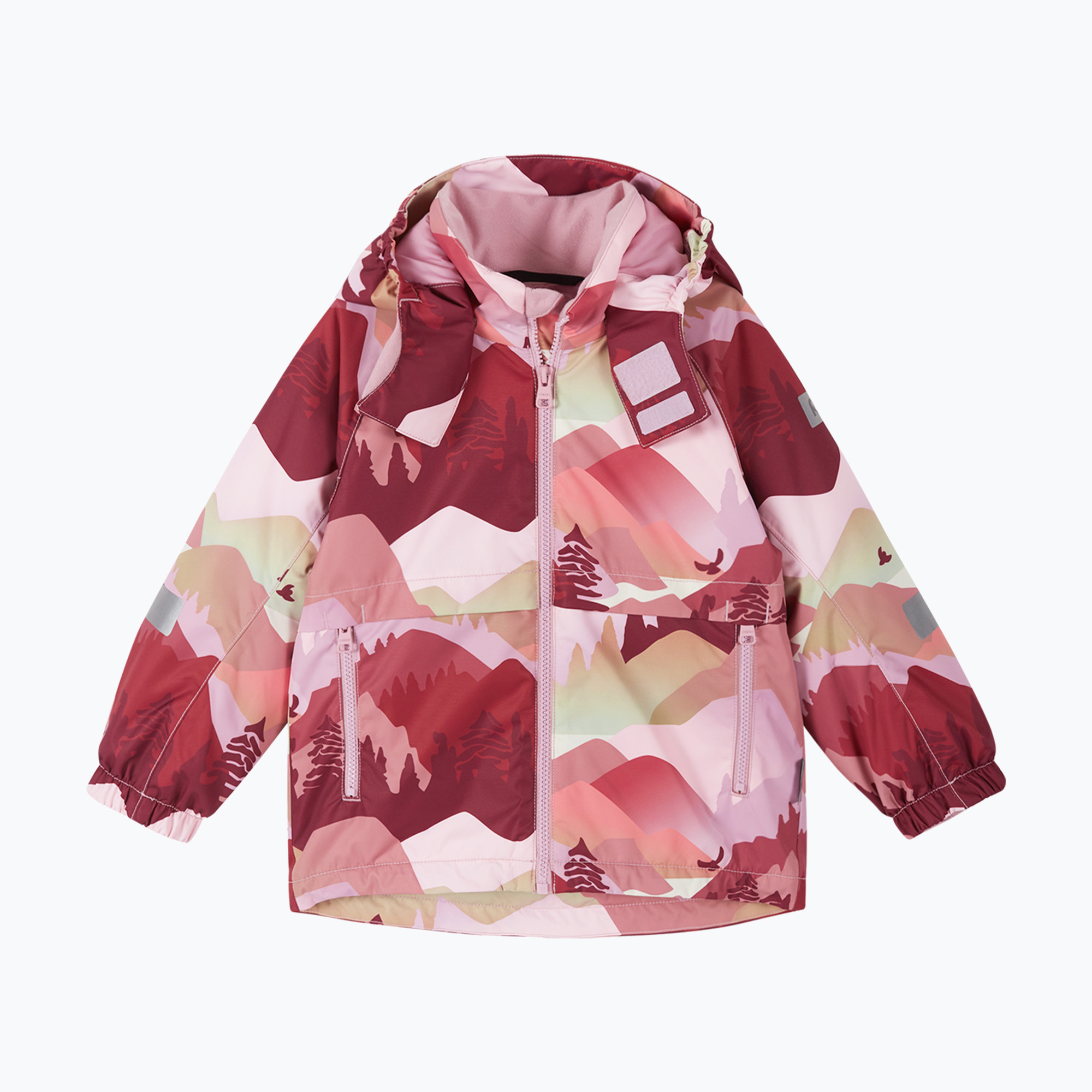 Detská bunda Reima Muonio grey pink