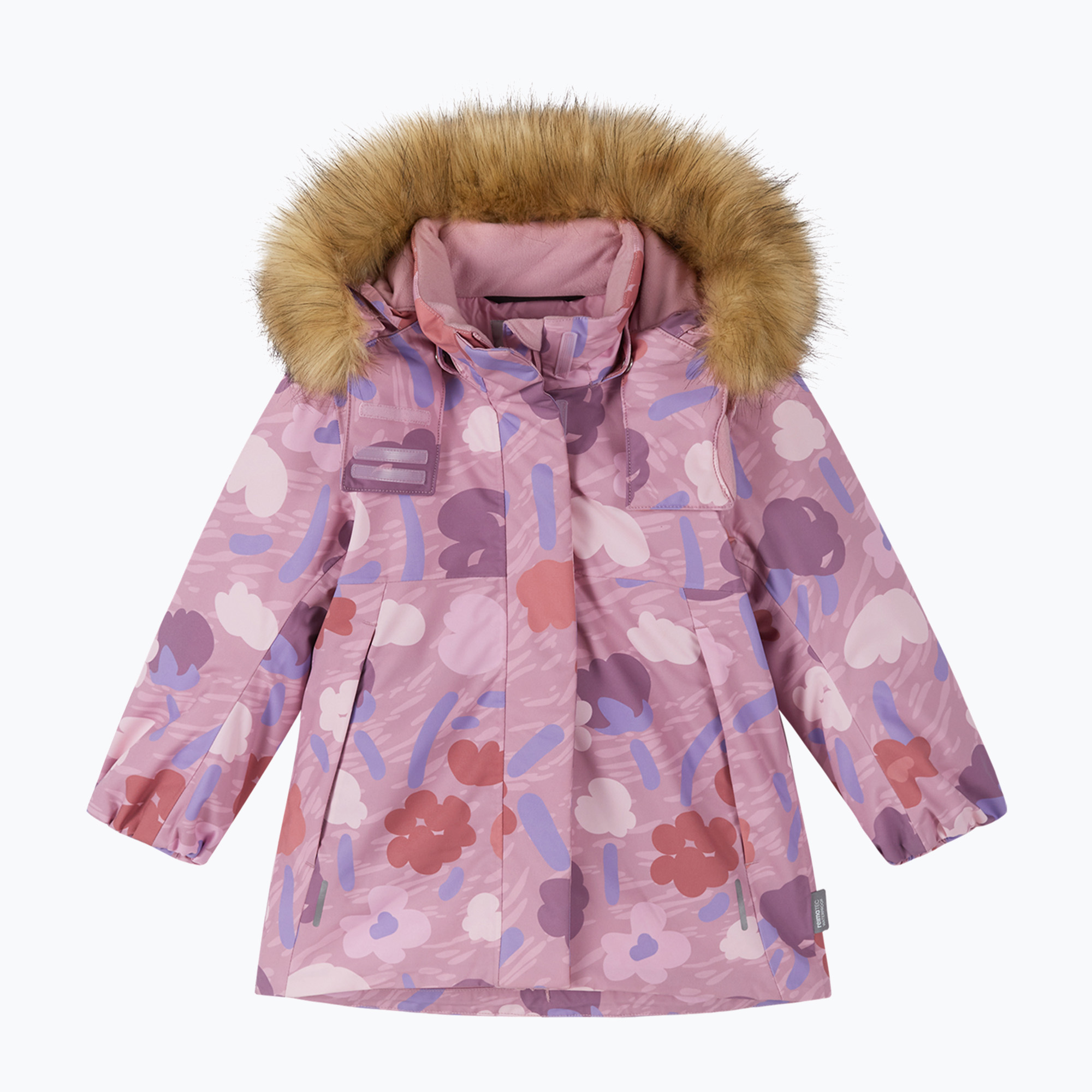 Geacă de iarnă pentru copii Reima Muurame grey pink