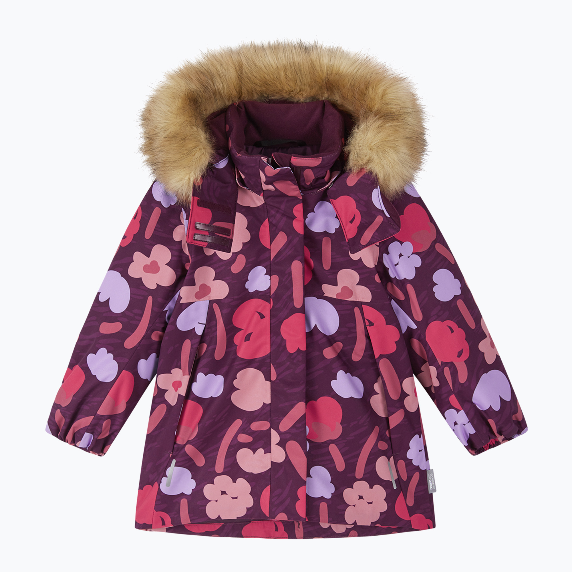 Детско зимно яке Reima Muurame deep purple