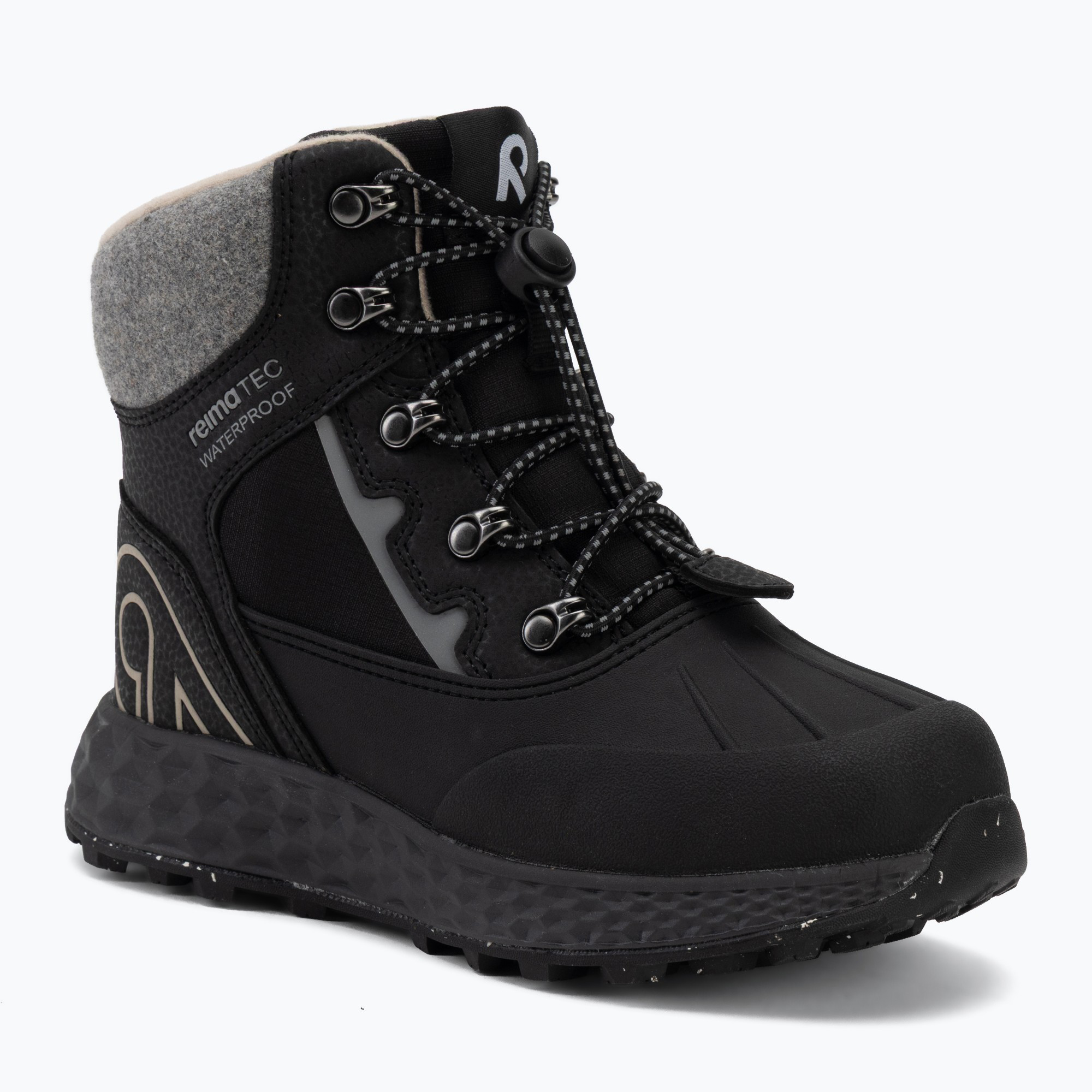 Śniegowce dziecięce Reima Hallava Lace black 