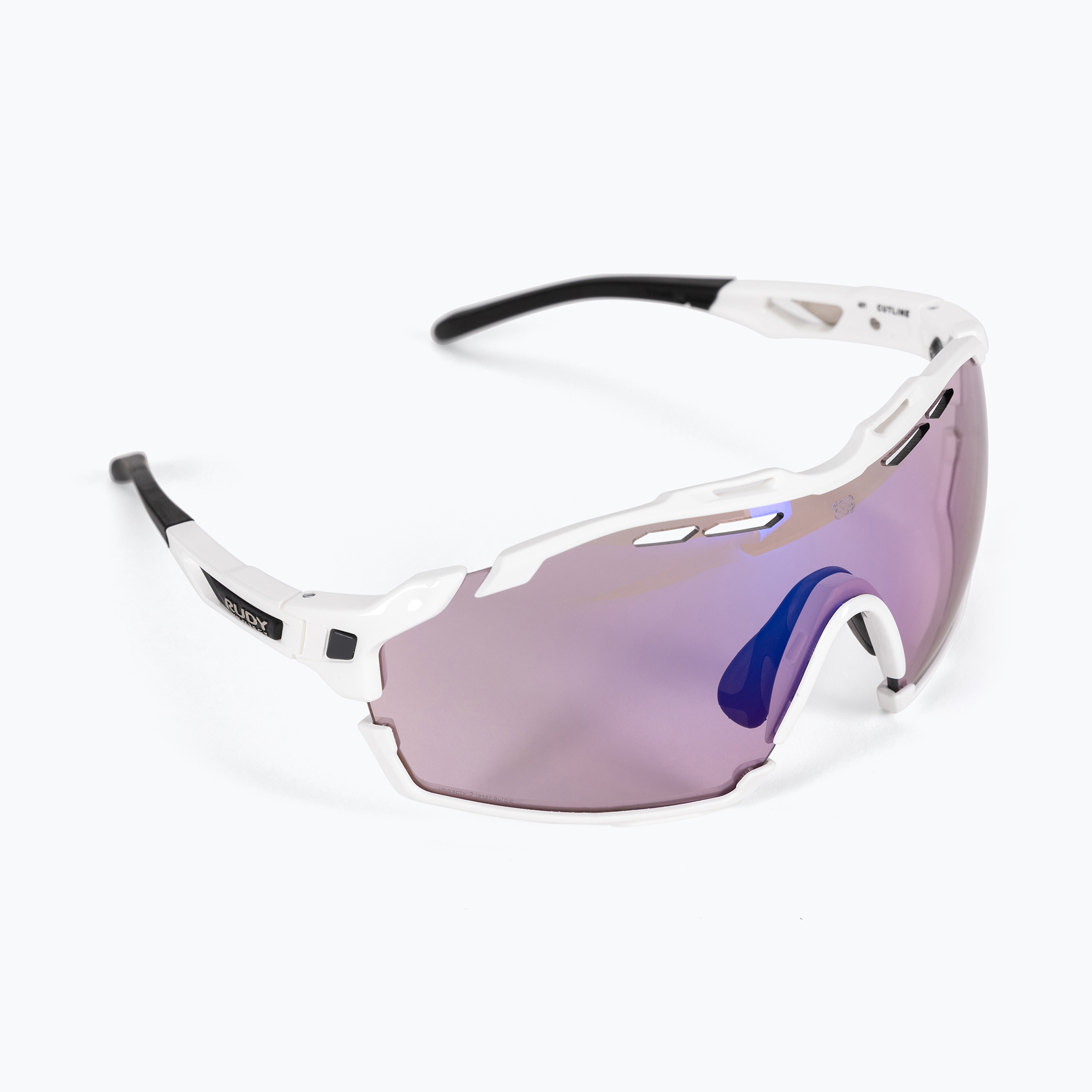 Kerékpáros szemüveg Rudy Project Bike Cutline fehér és fekete SP6375690008 (Cutline SP637569-0008)