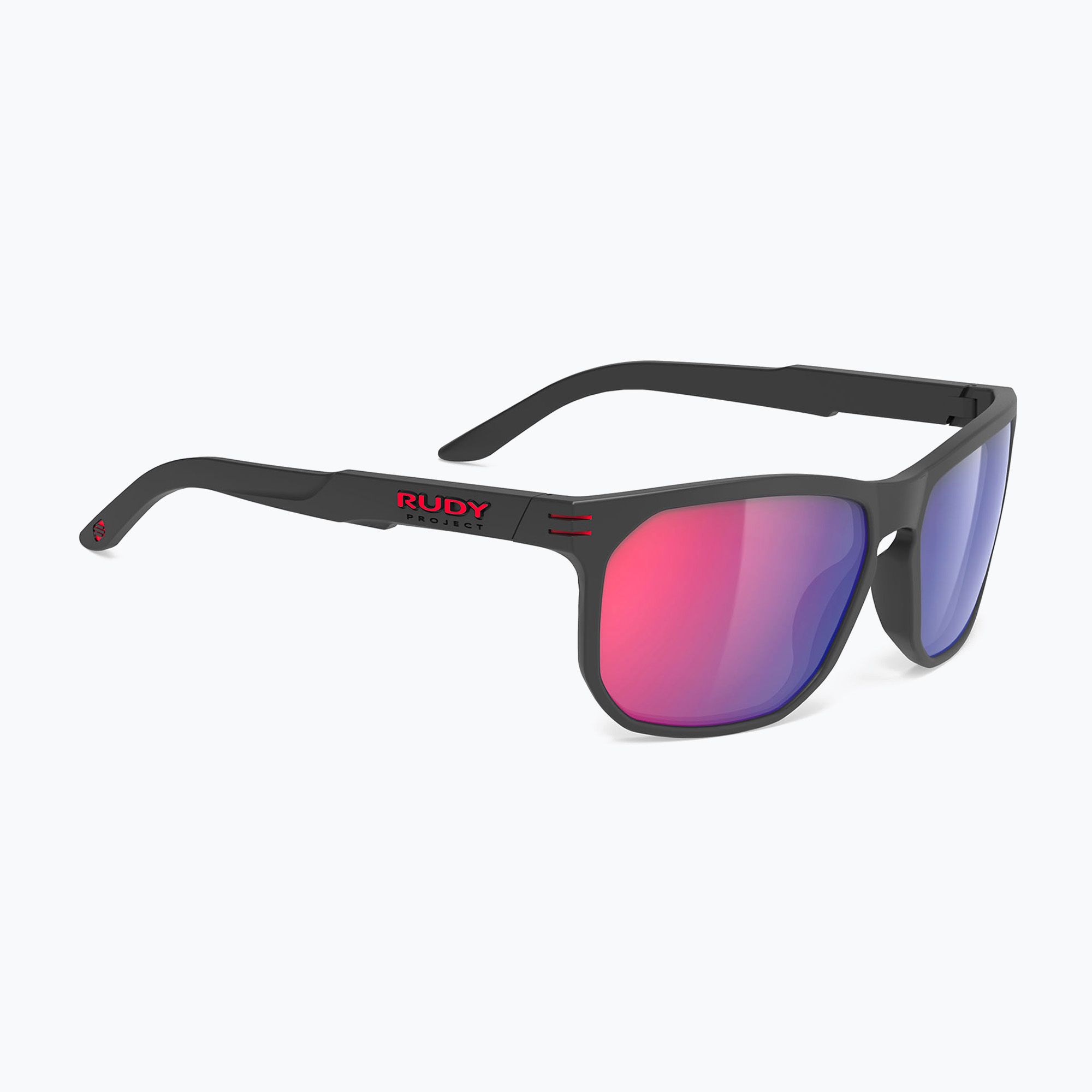 Okulary przeciwsłoneczne Rudy Project Soundrise black matte/polar 3fx hdr multilaser red 