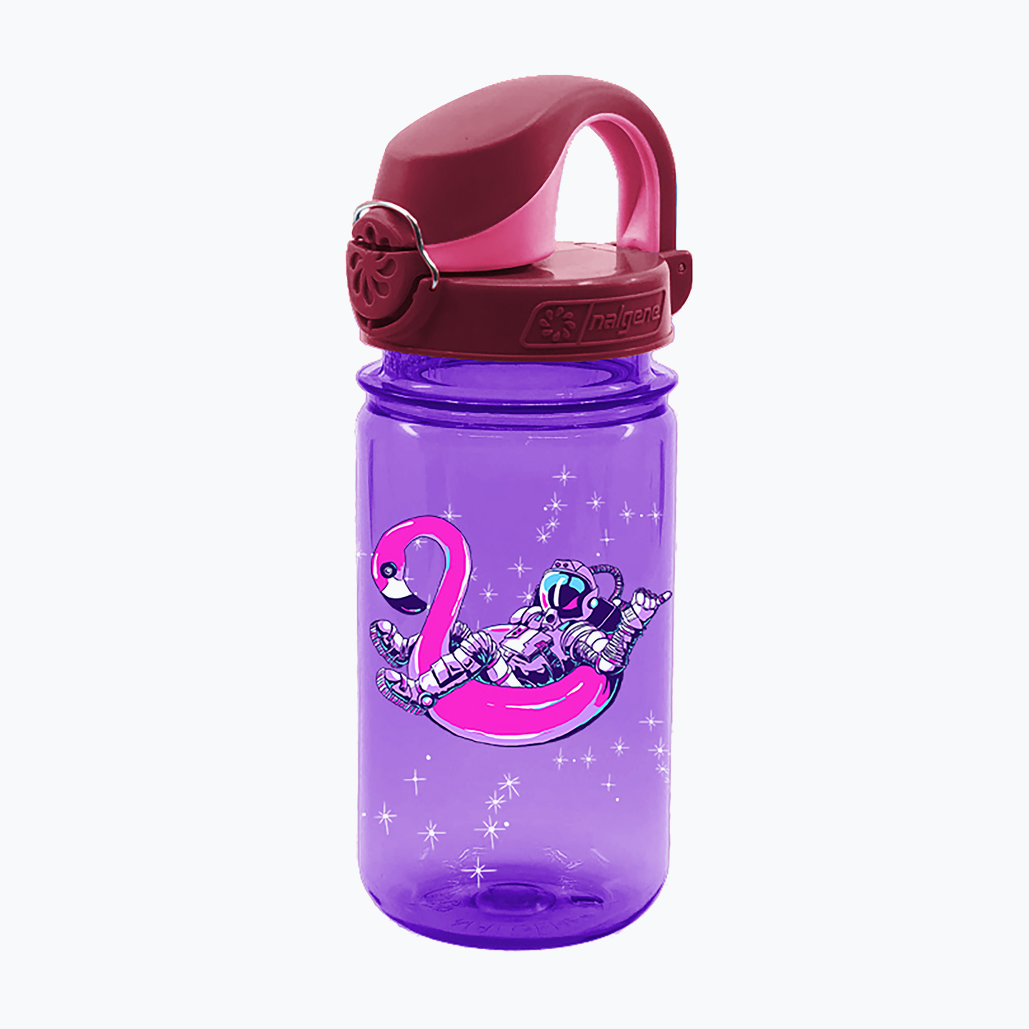 Туристическа бутилка Nalgene On The Fly Kids purple susain